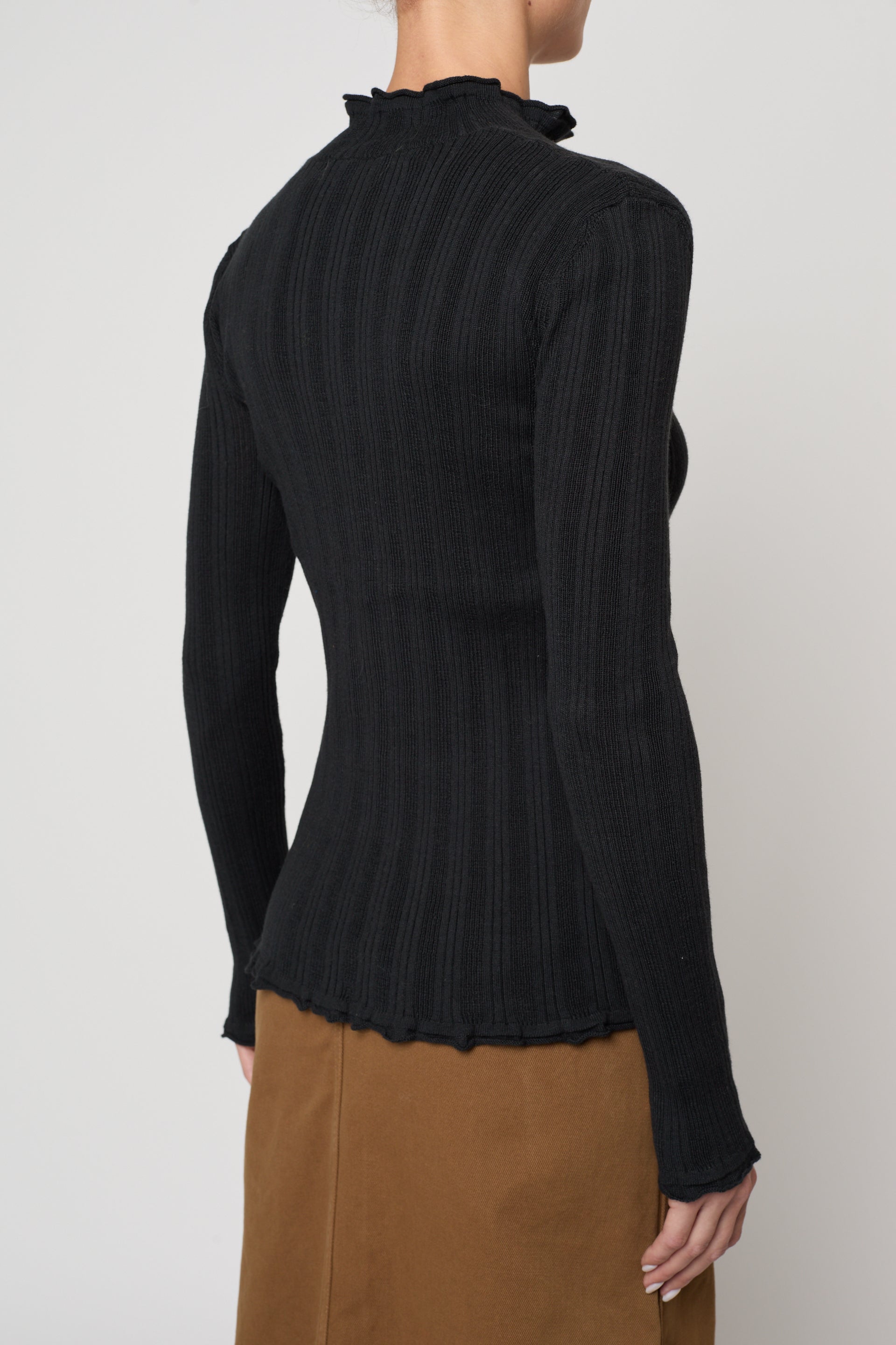 Pointelle Cardigan in Cotton