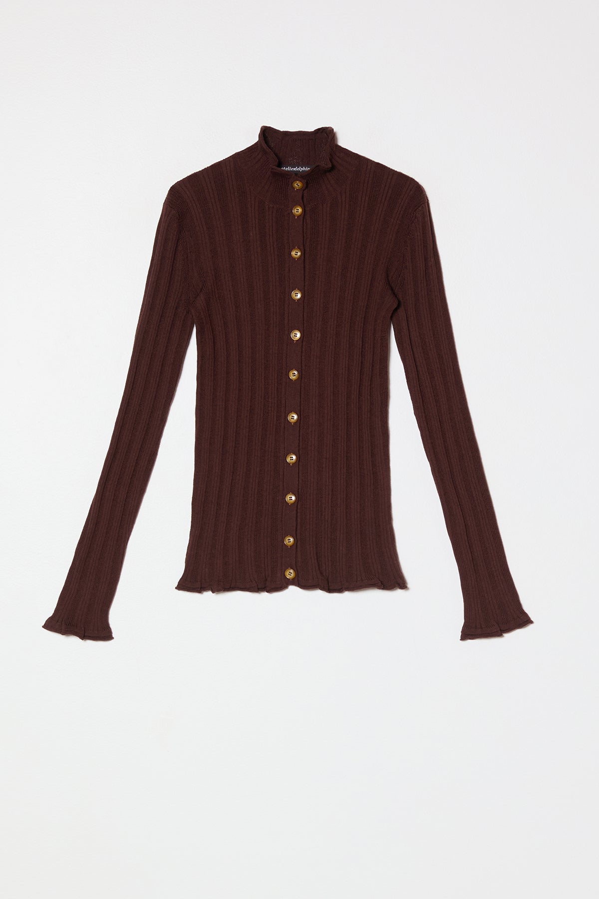 Pointelle Cardigan in Cotton