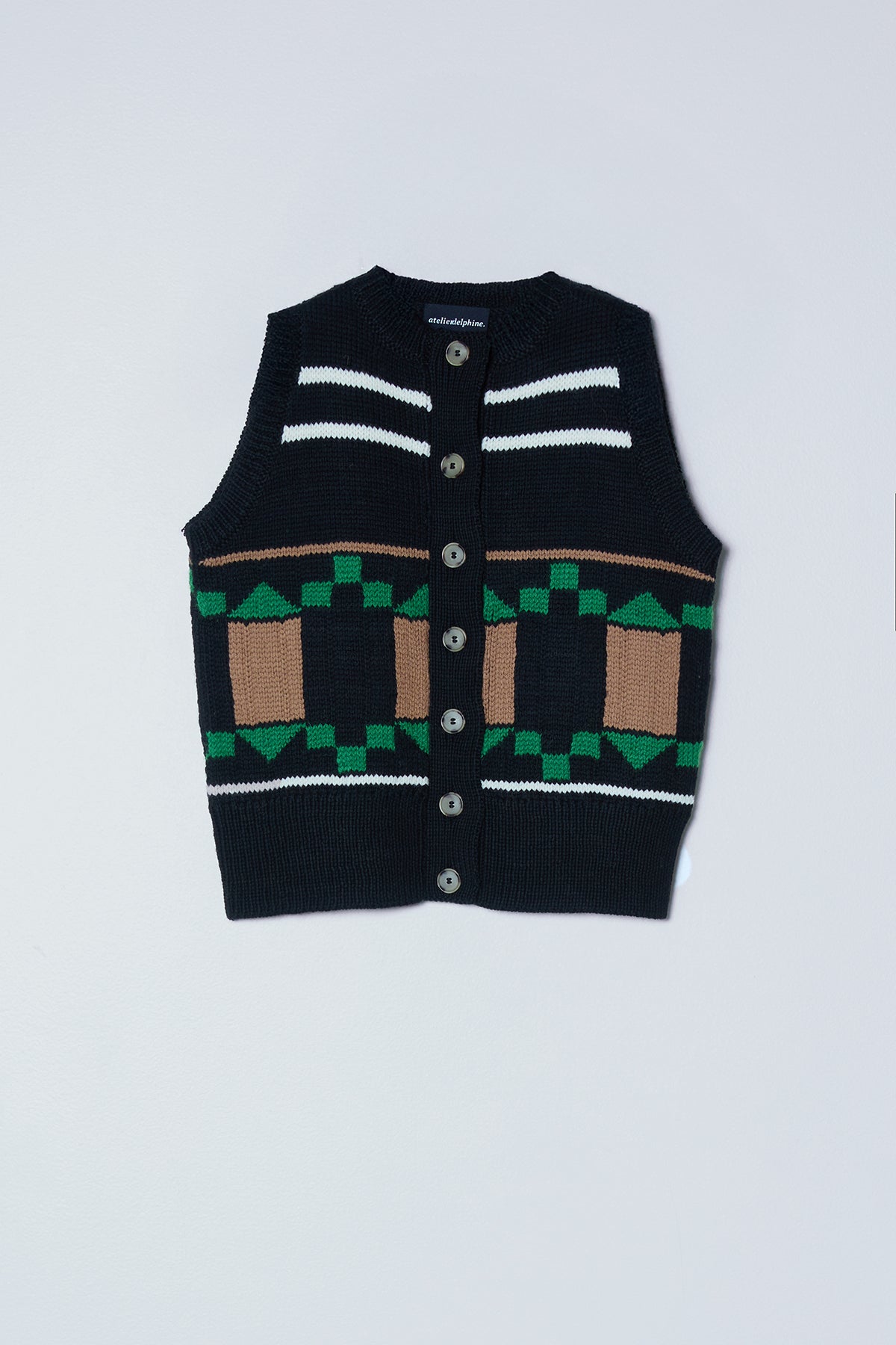 Monique Vest in Washed Wool