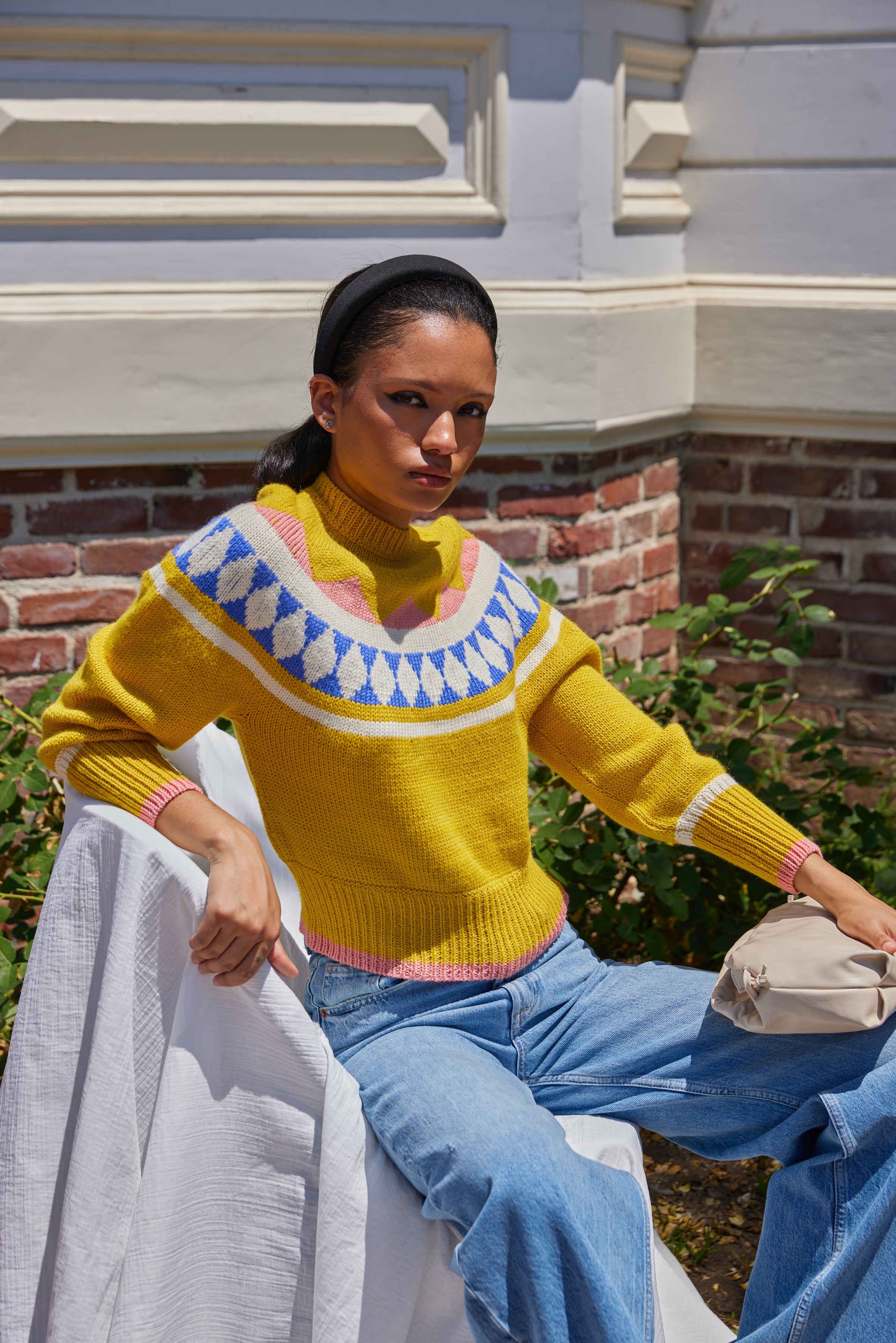 Bella Sweater in Washed Wool