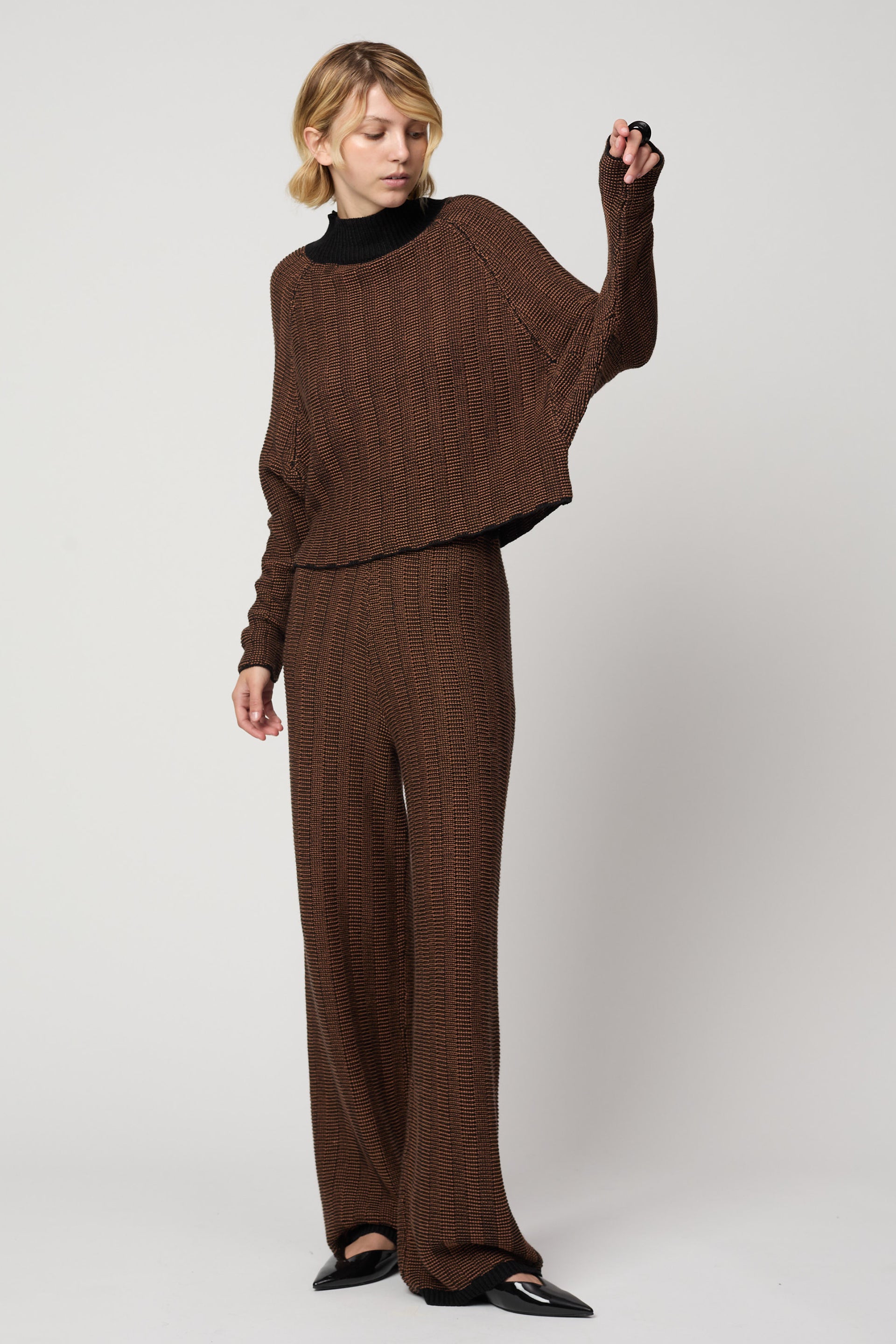 ヘンリエッタ チェッカーボードステッチ トップ