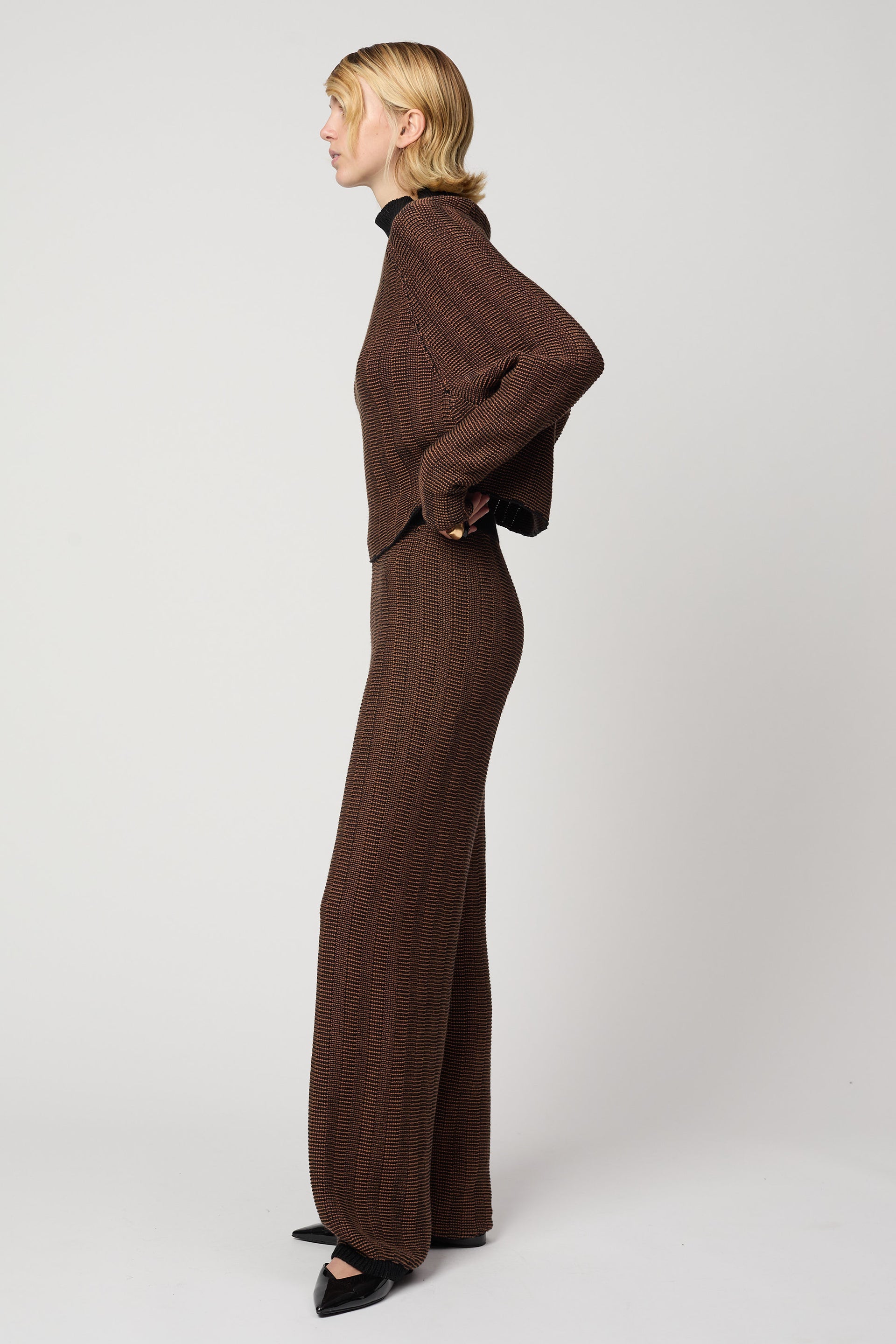 ヘンリエッタ チェッカーボードステッチ トップ