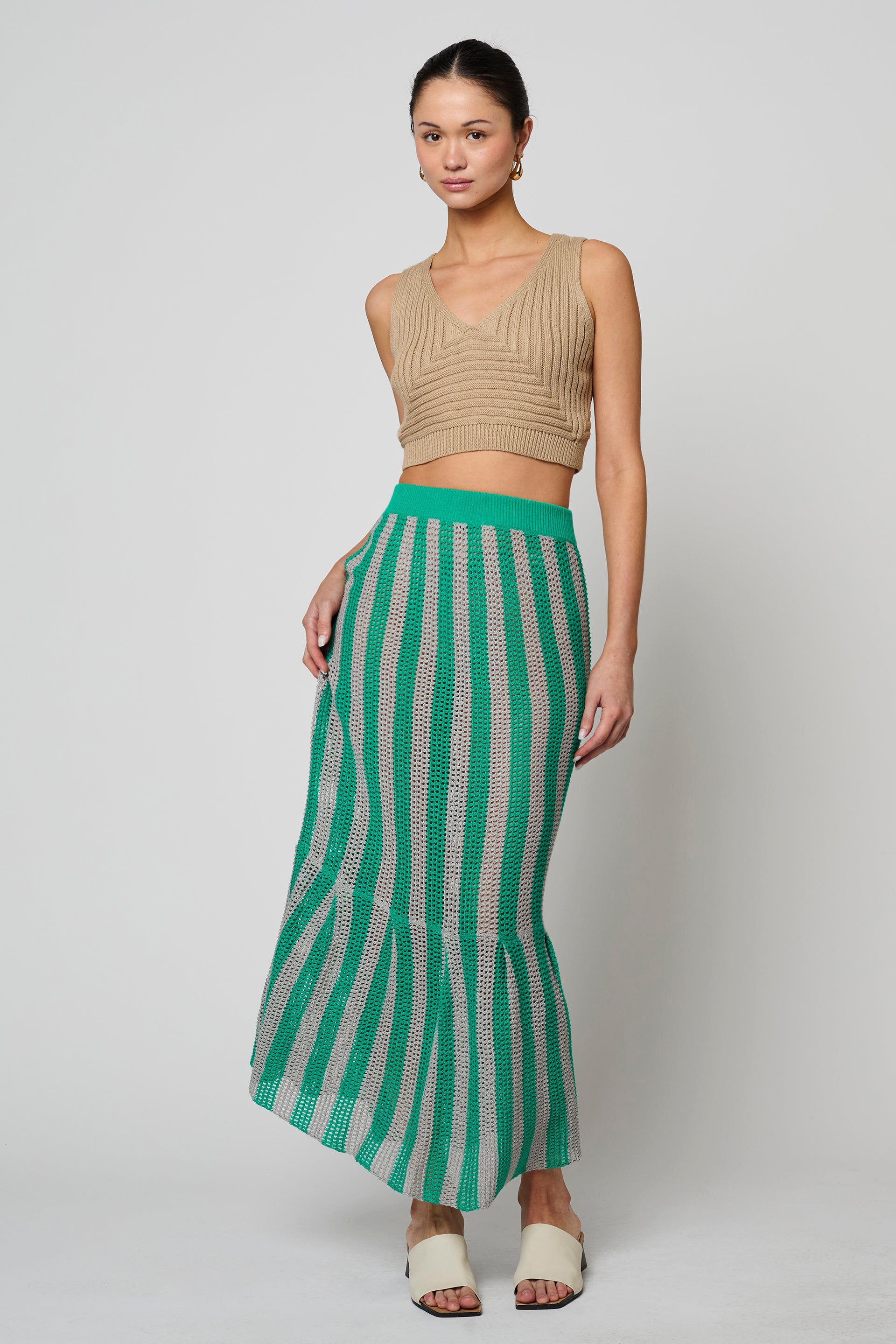 CROPPED RIB TOP
