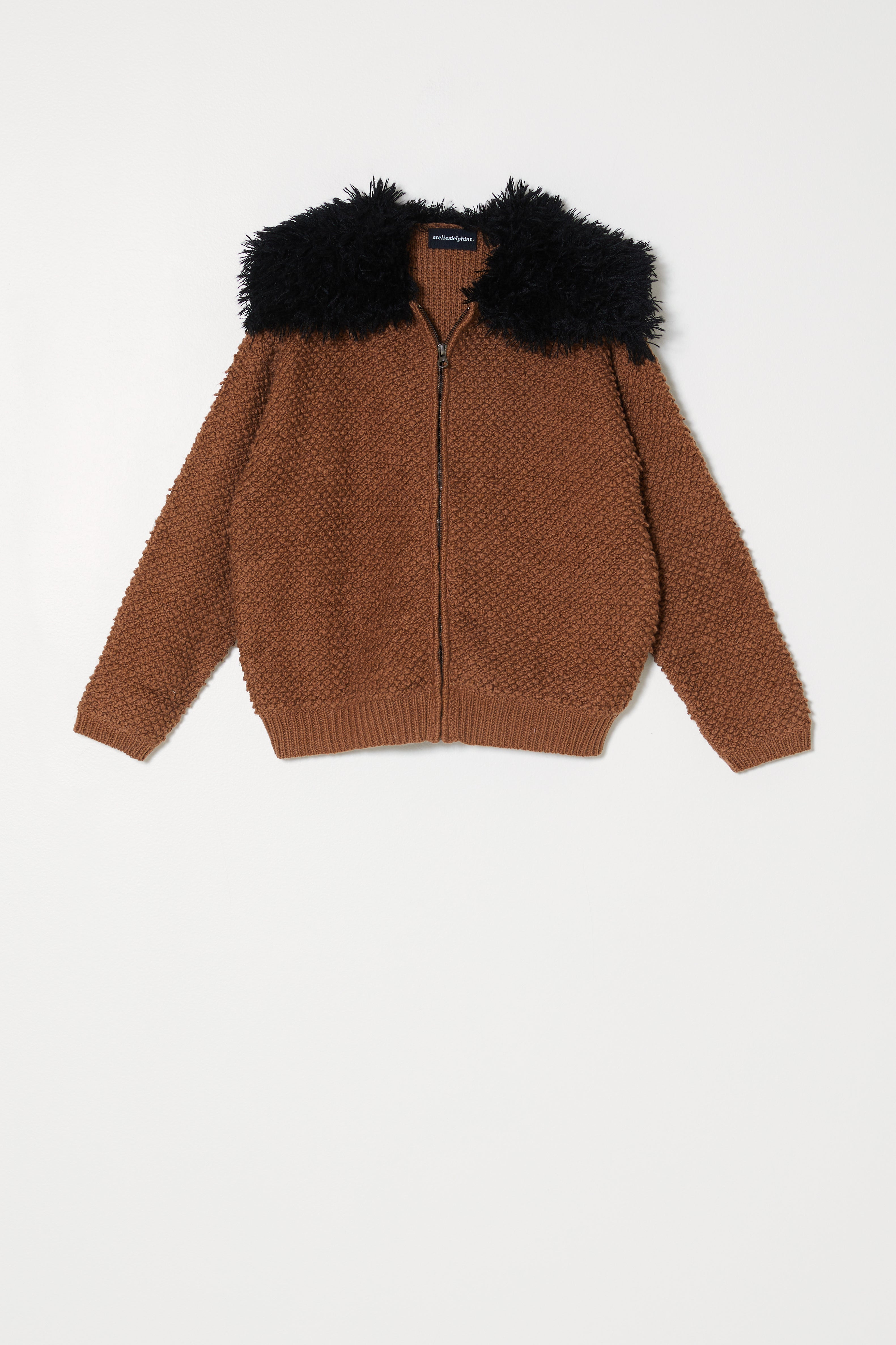 CROPPED BOMBER CARDIGAN