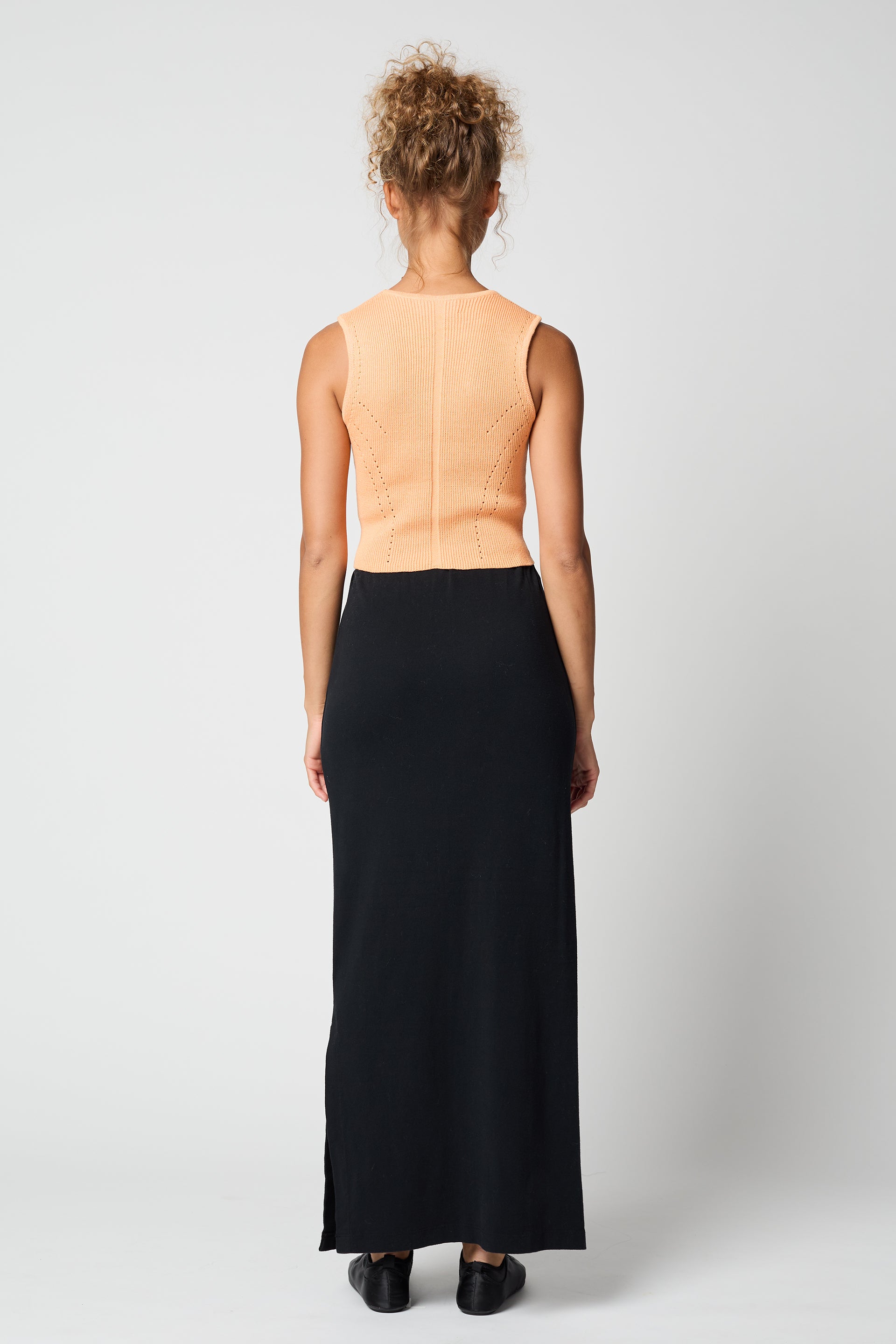 Jersey Maxi Rib Skirt