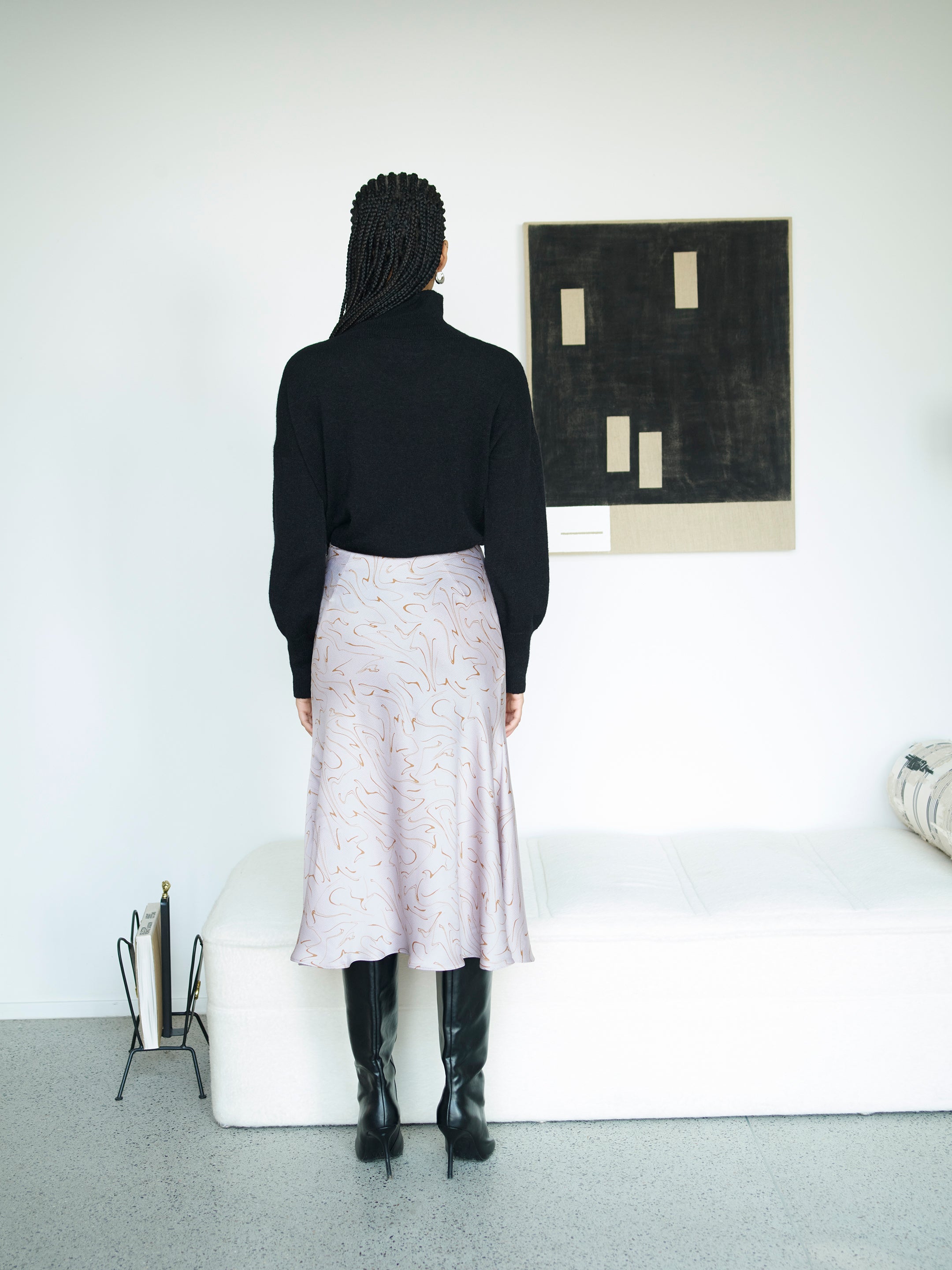 SLOUCHY DROP SHOULDER SWEATER