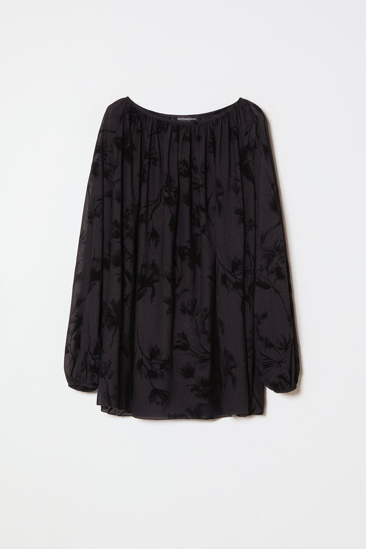 Soraia Tunic in Flower Flock Crepe Soraia Tunic in Flower Flock Crepe