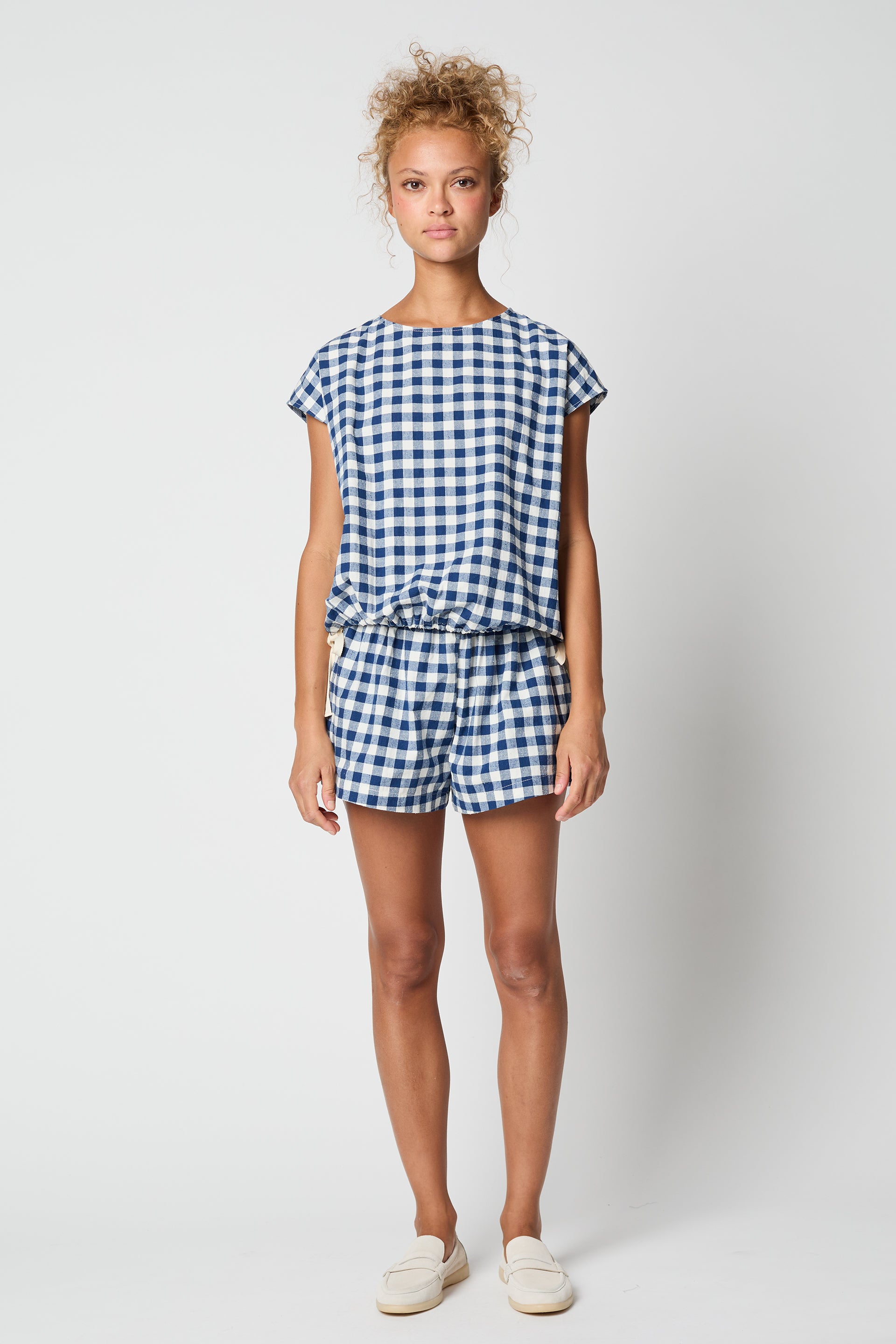 Gaia Top in Raw Silk Cotton Blend