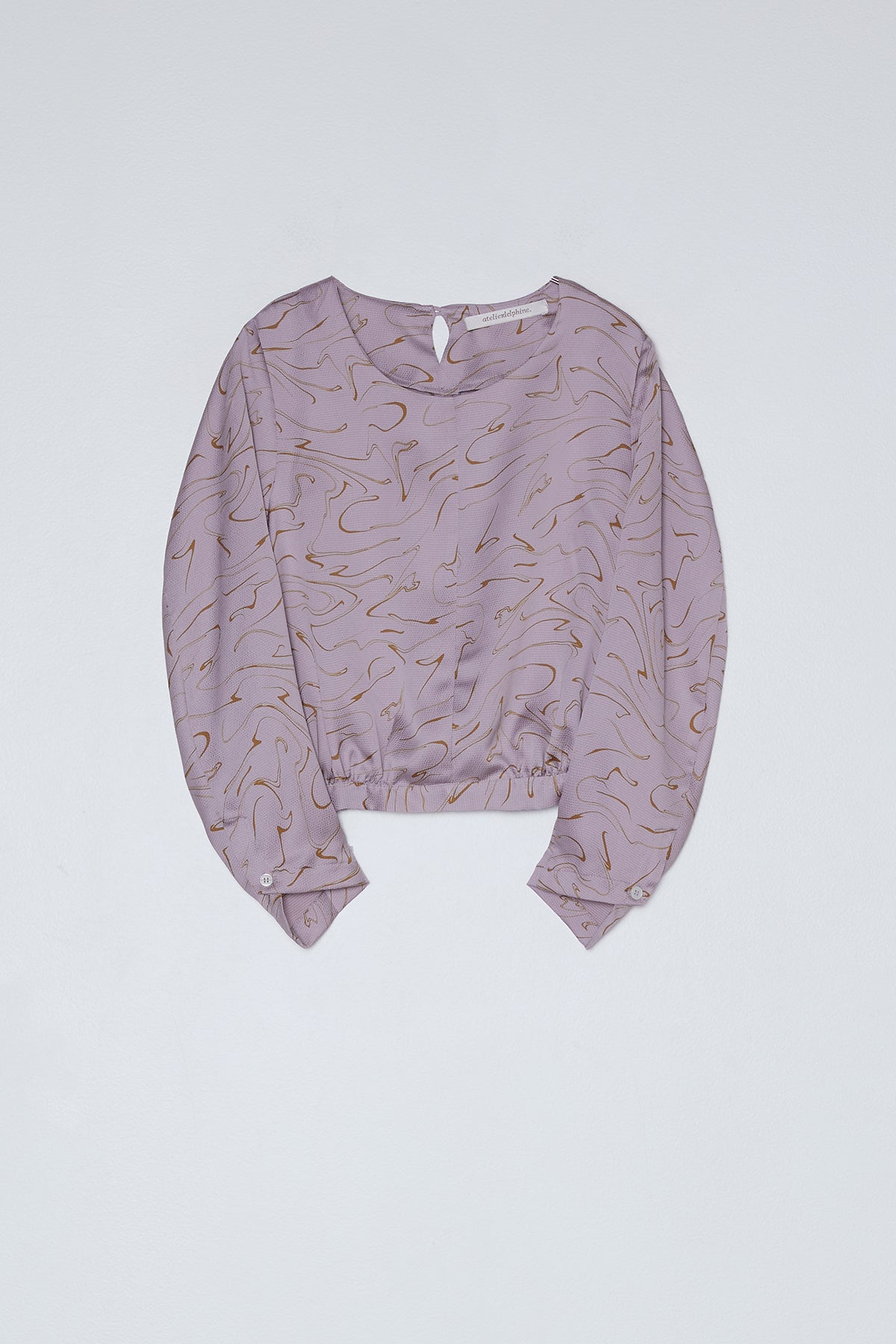 Brigitte Blouse in Satin Prints