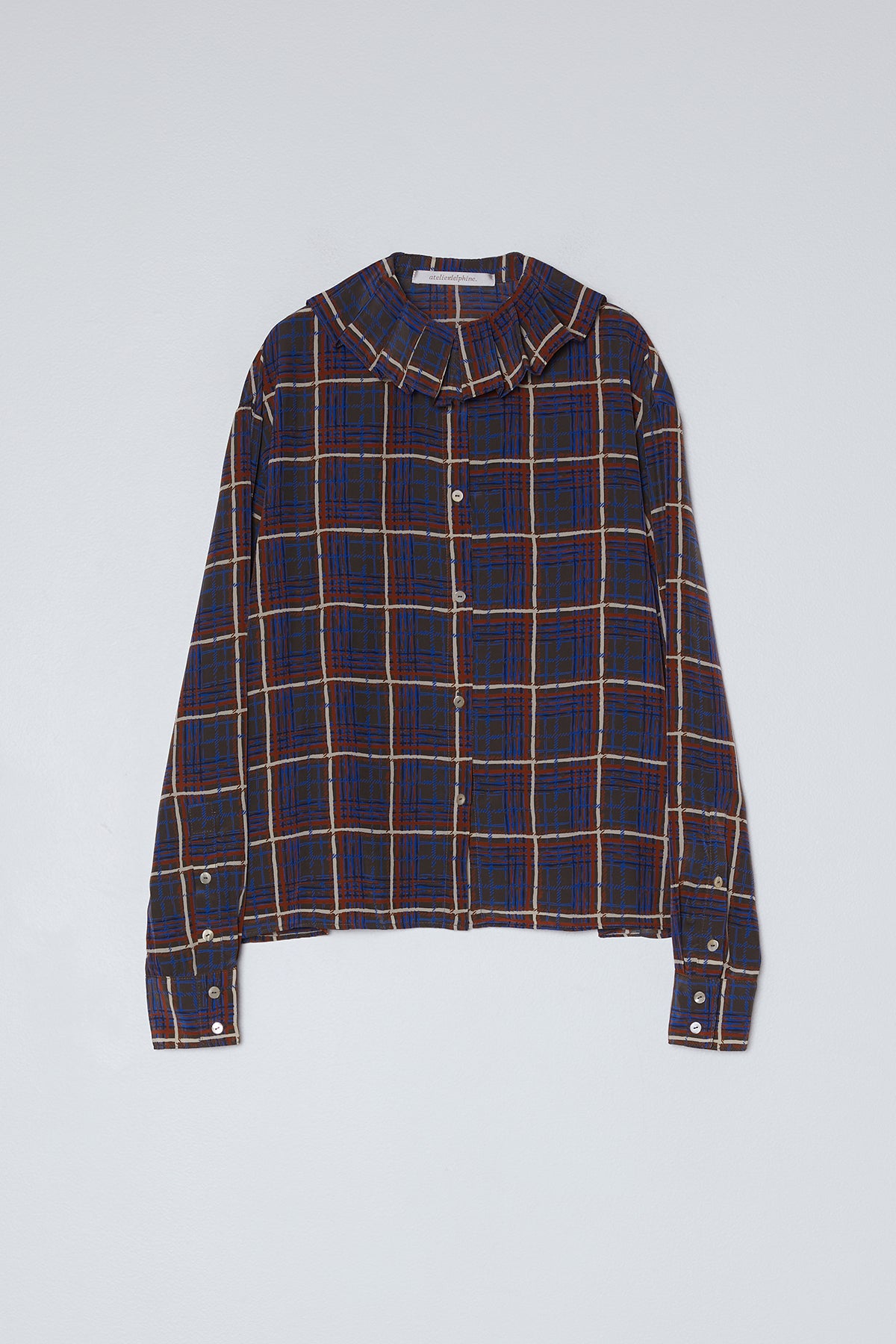 Georgia Pleated Collar Blouse