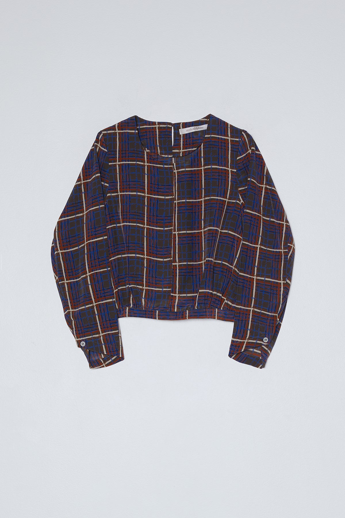 Brigitte Blouse in Satin Prints