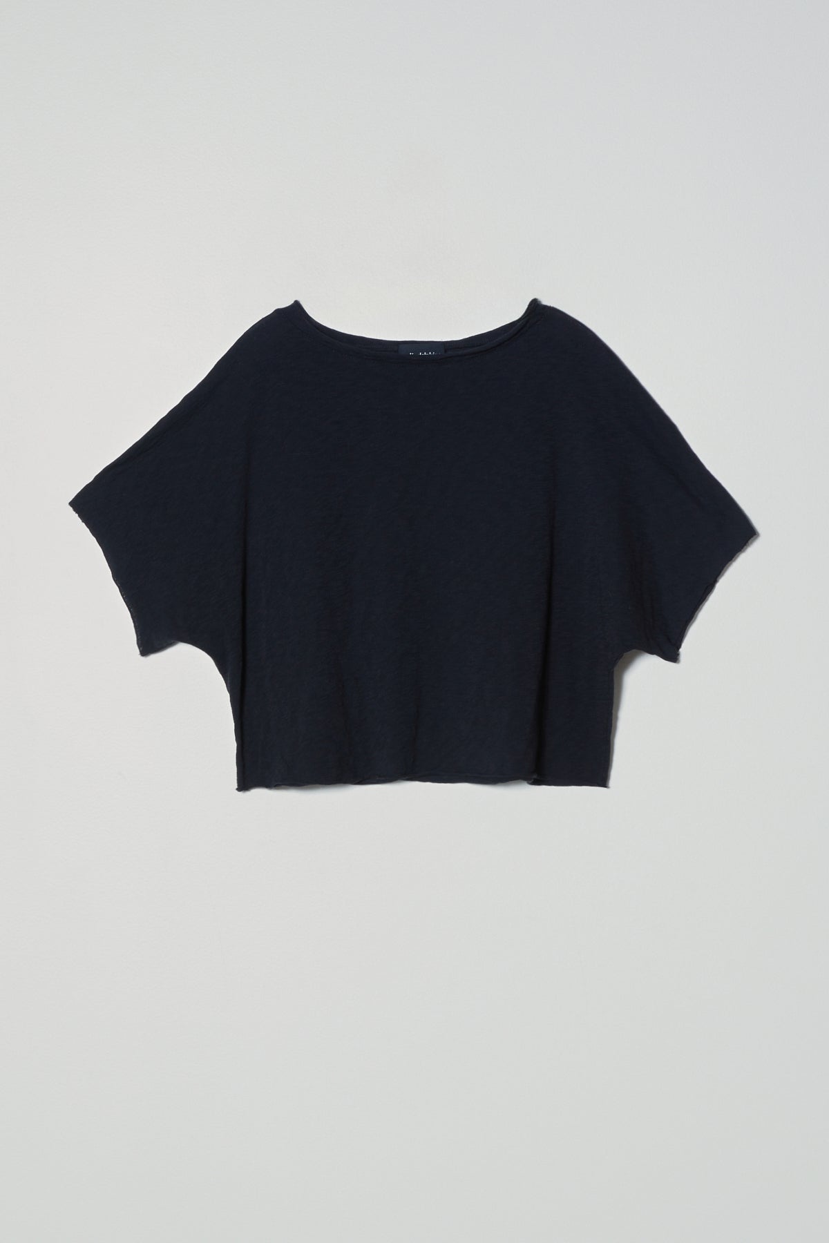 Raw Edge Tee in Supima Slub Organic Cotton