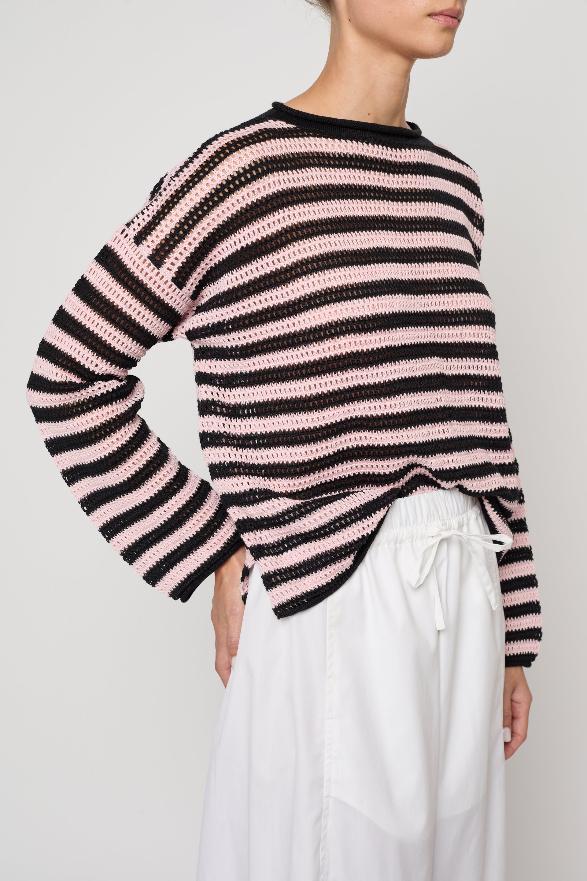 Leilani Sweater in Openwork Knit