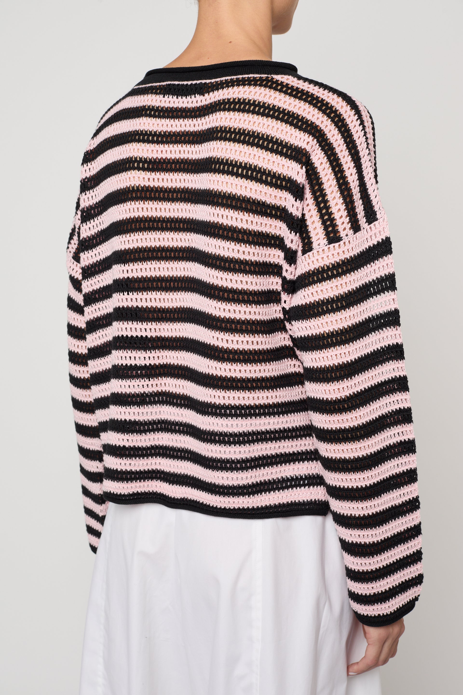 Leilani Sweater in Openwork Knit