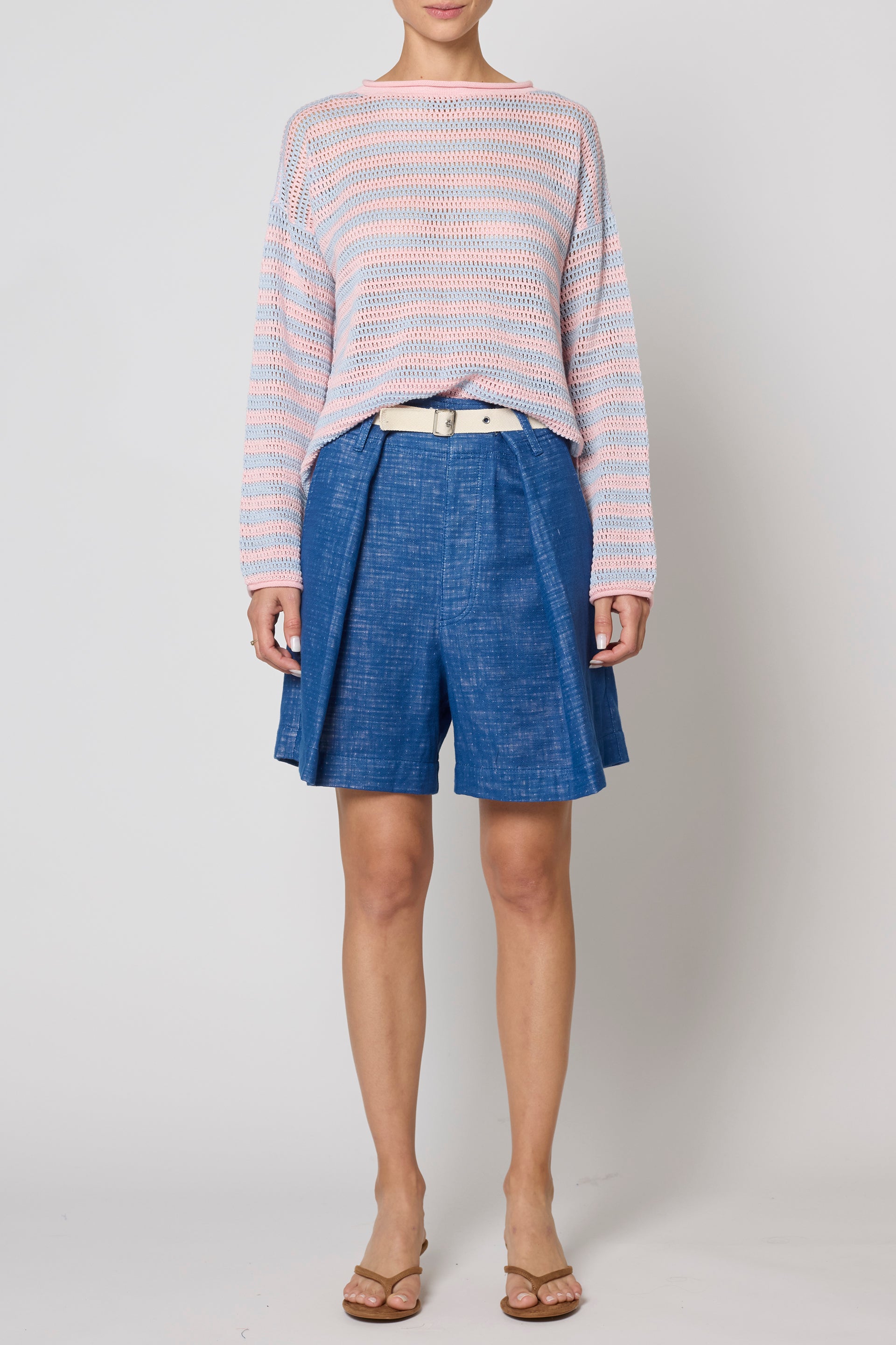 Leilani Sweater in Openwork Knit