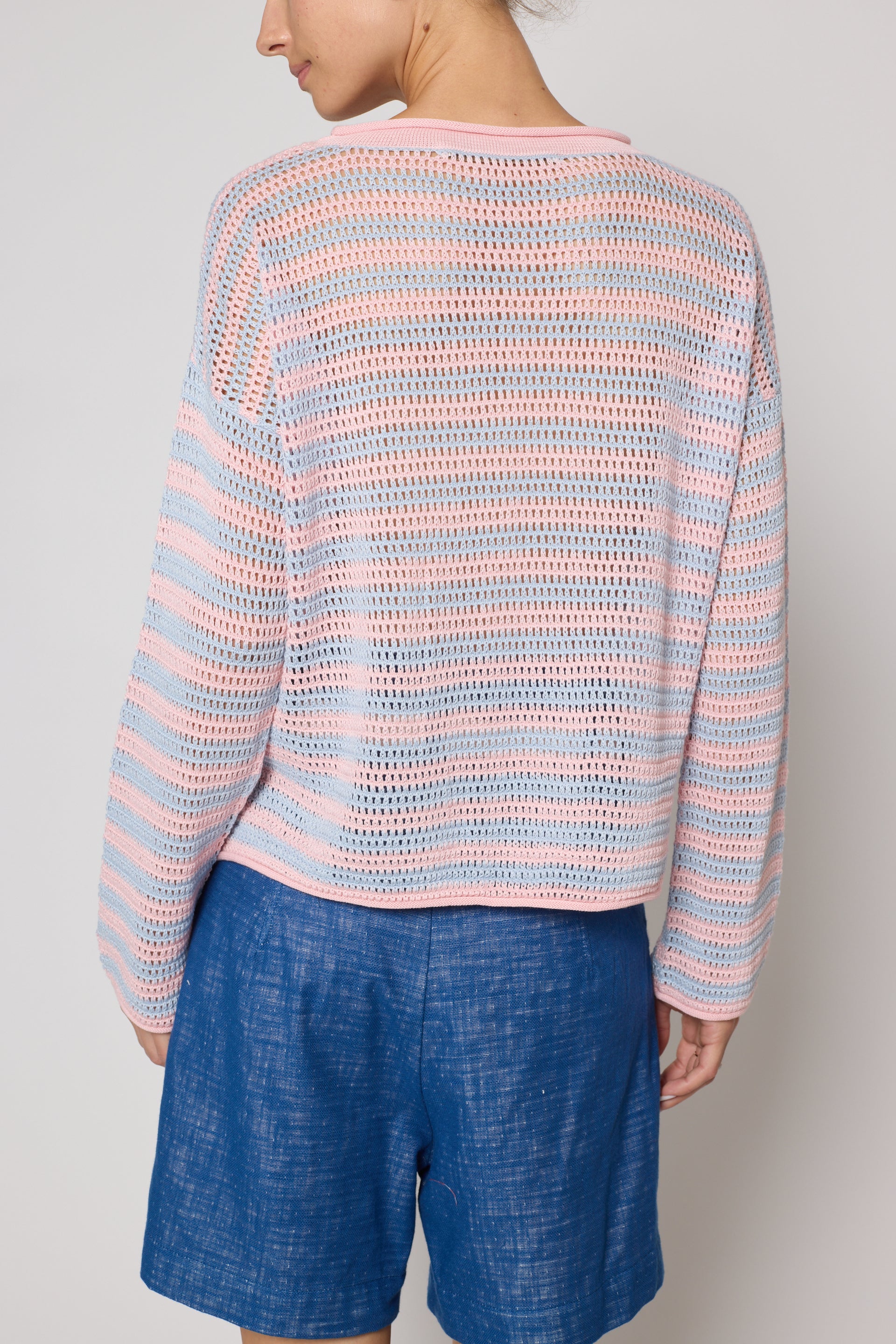 Leilani Sweater in Openwork Knit