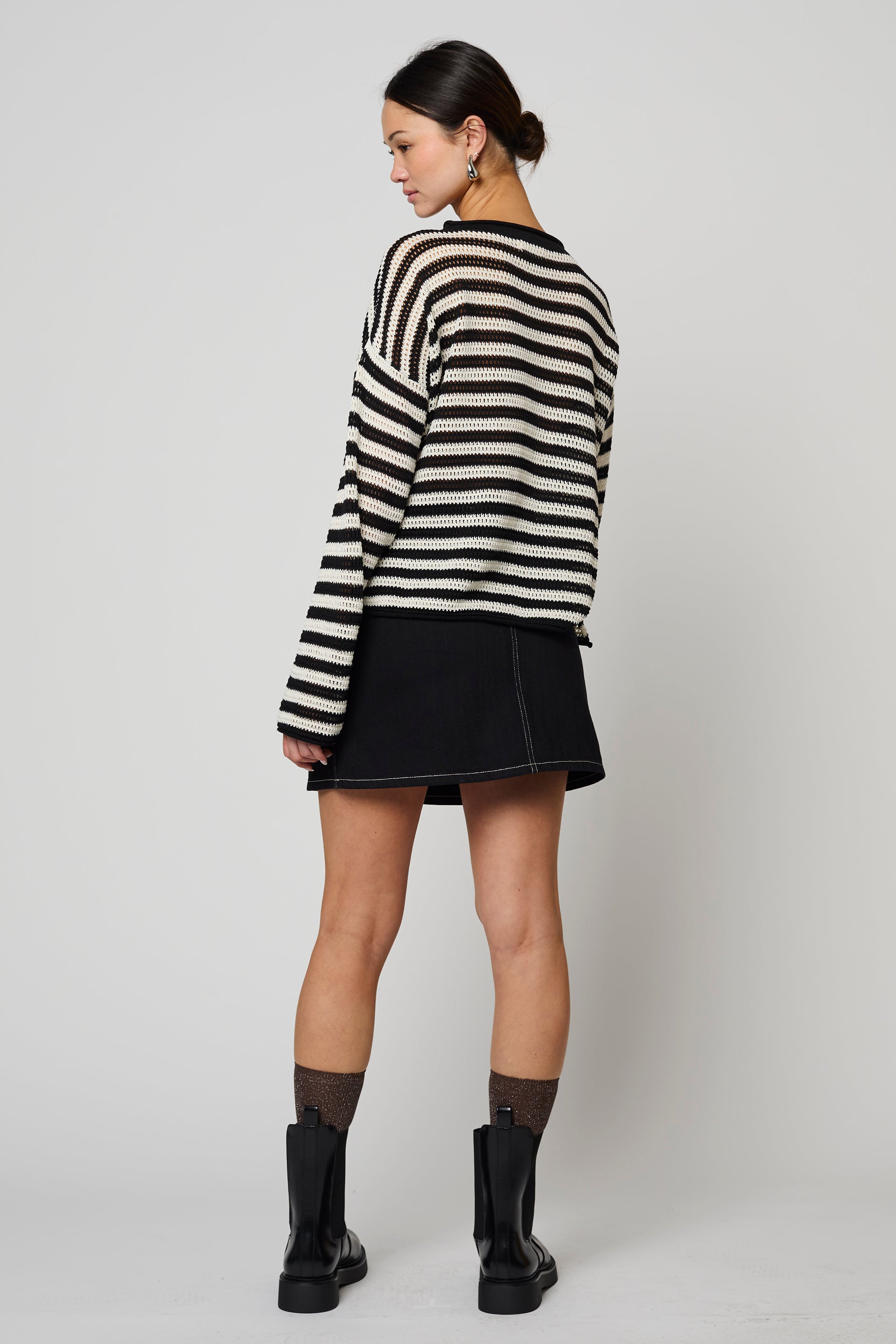 Leilani Openwork Knit Sweater