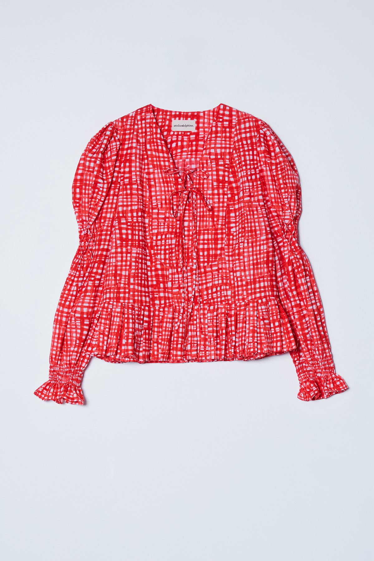 Matilda Blouse in Watercolor Picnic