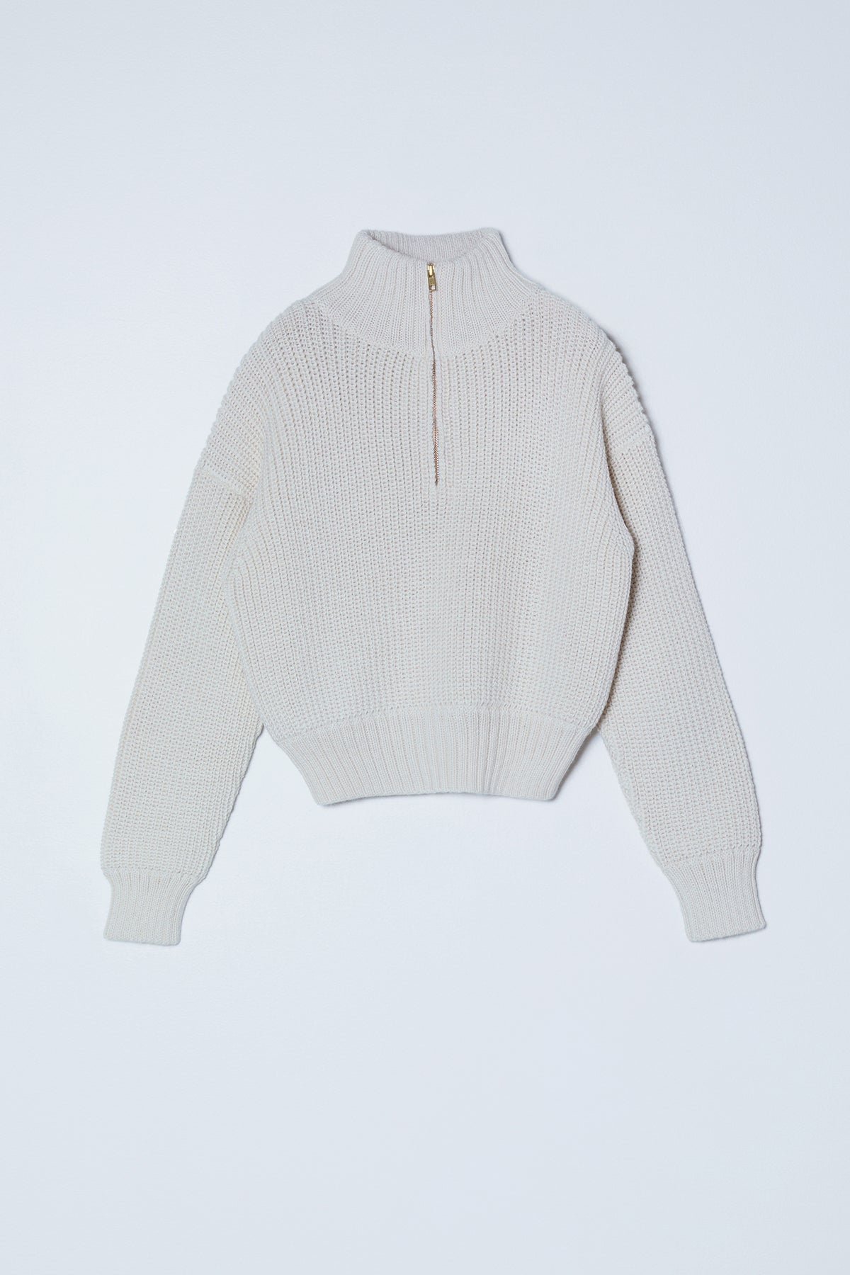 Nova Zip Sweater in Baby Alpaca