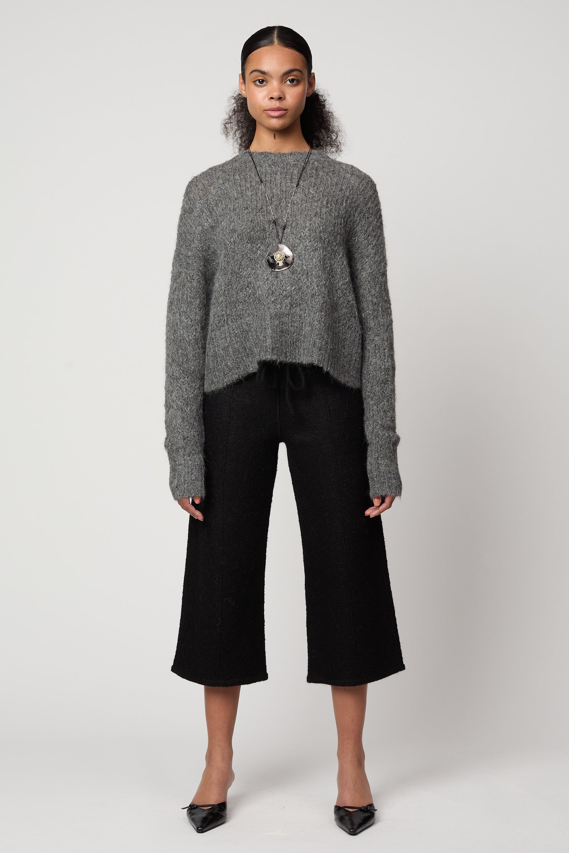 Bailey Top in Suri Alpaca