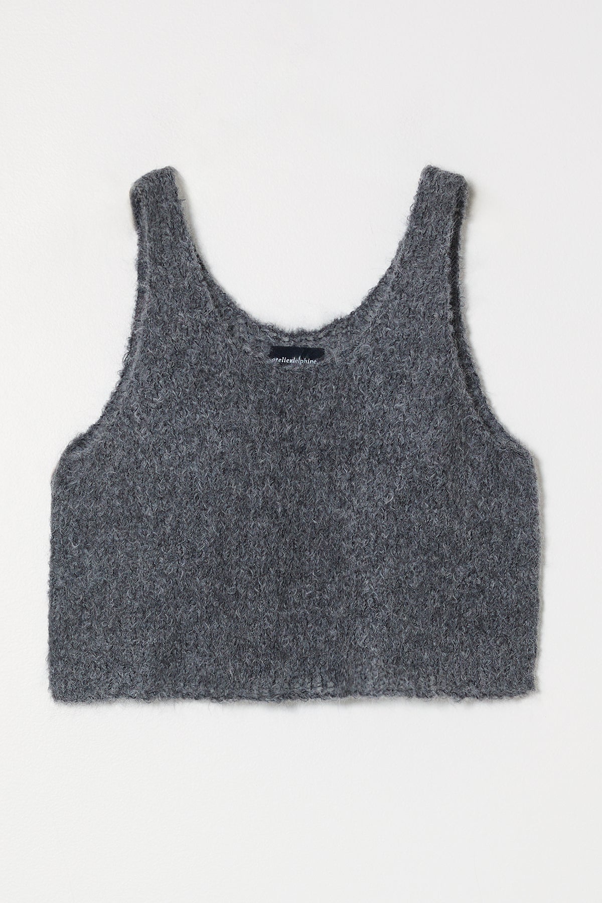 Sweater Tank in Suri Alpaca