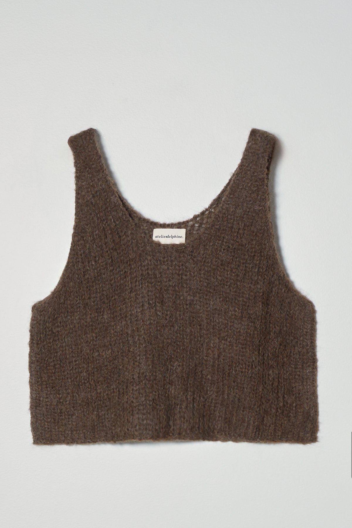 Sweater Tank in Suri Alpaca Loose Knit