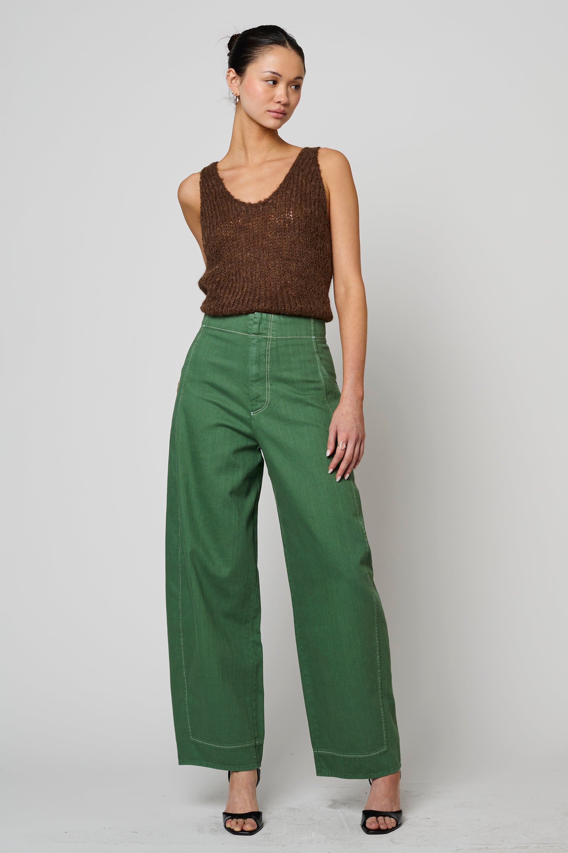 Sweater Tank in Suri Alpaca Loose Knit