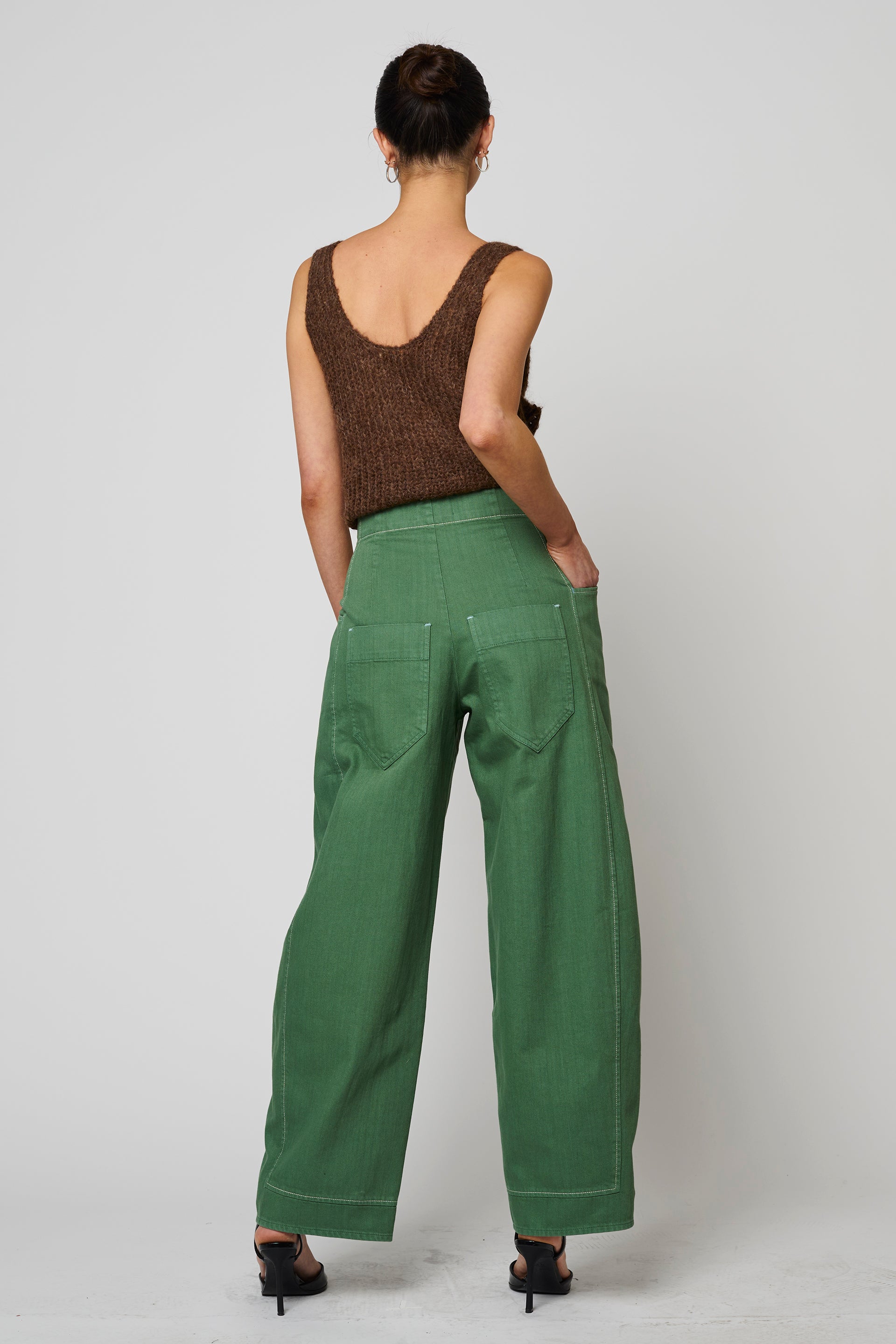 Sweater Tank in Suri Alpaca