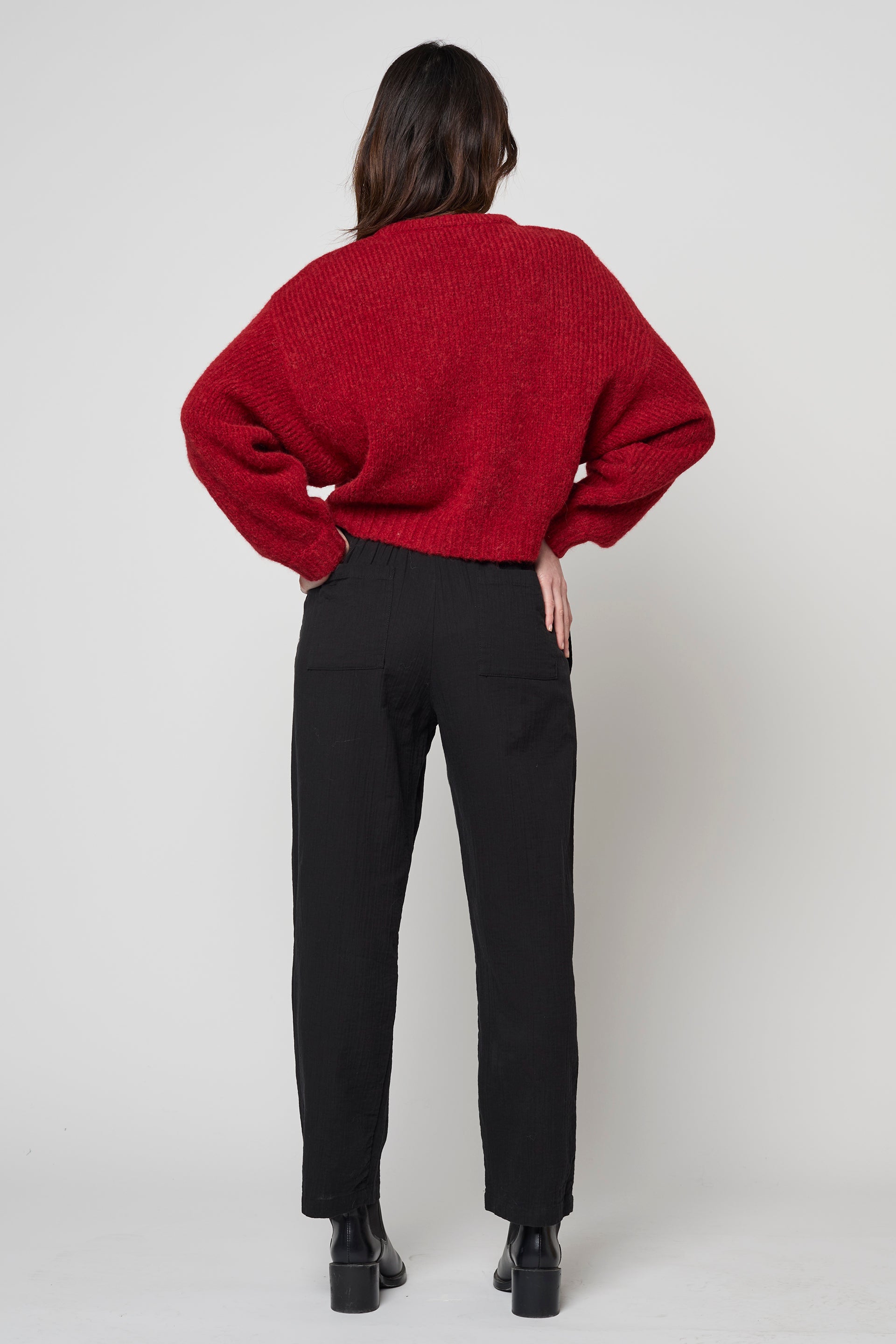 Balloon Sleeve Sweater in Supreme Alpaca