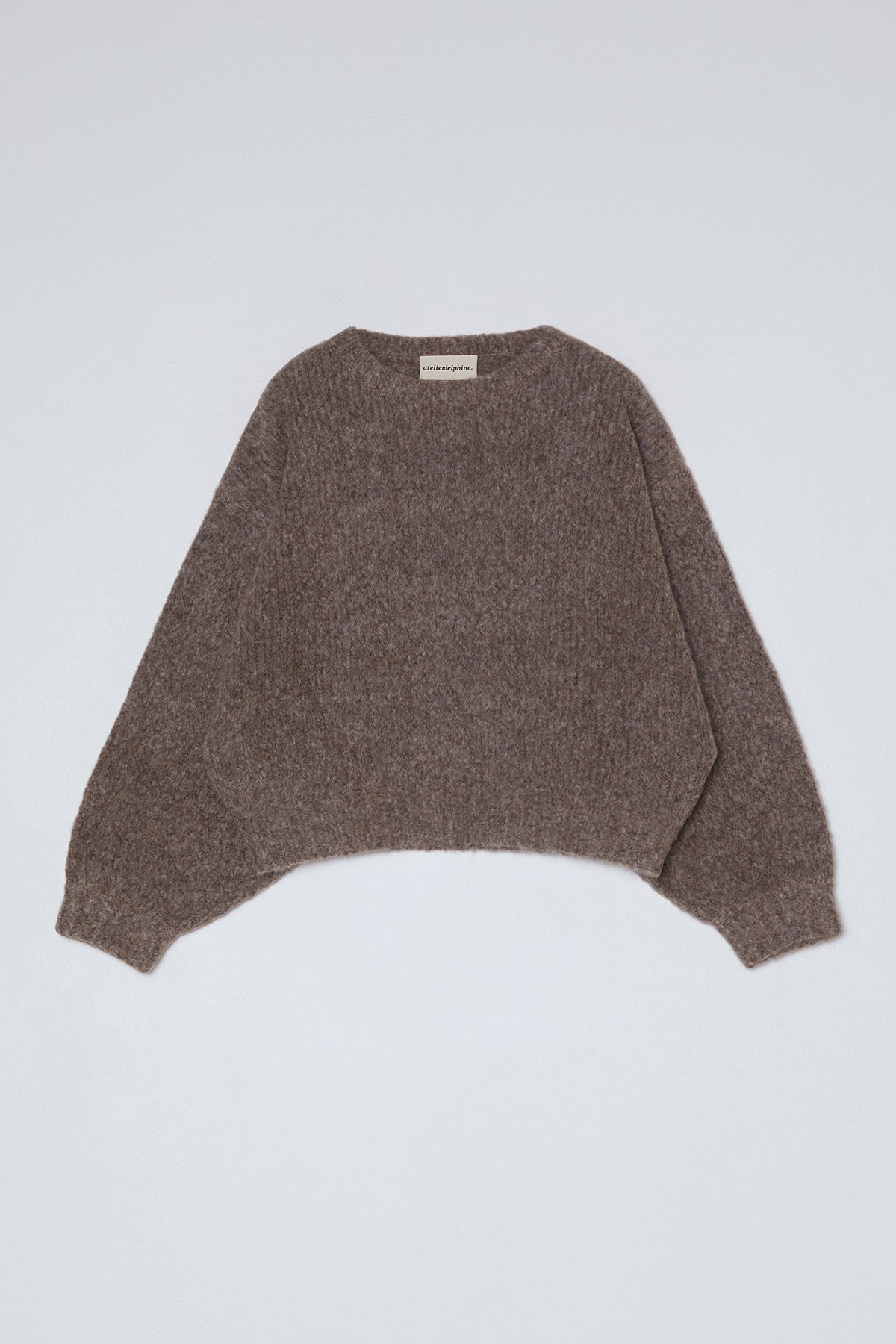 Balloon Sleeve Sweater in Supreme Alpaca at Atelier Delphine