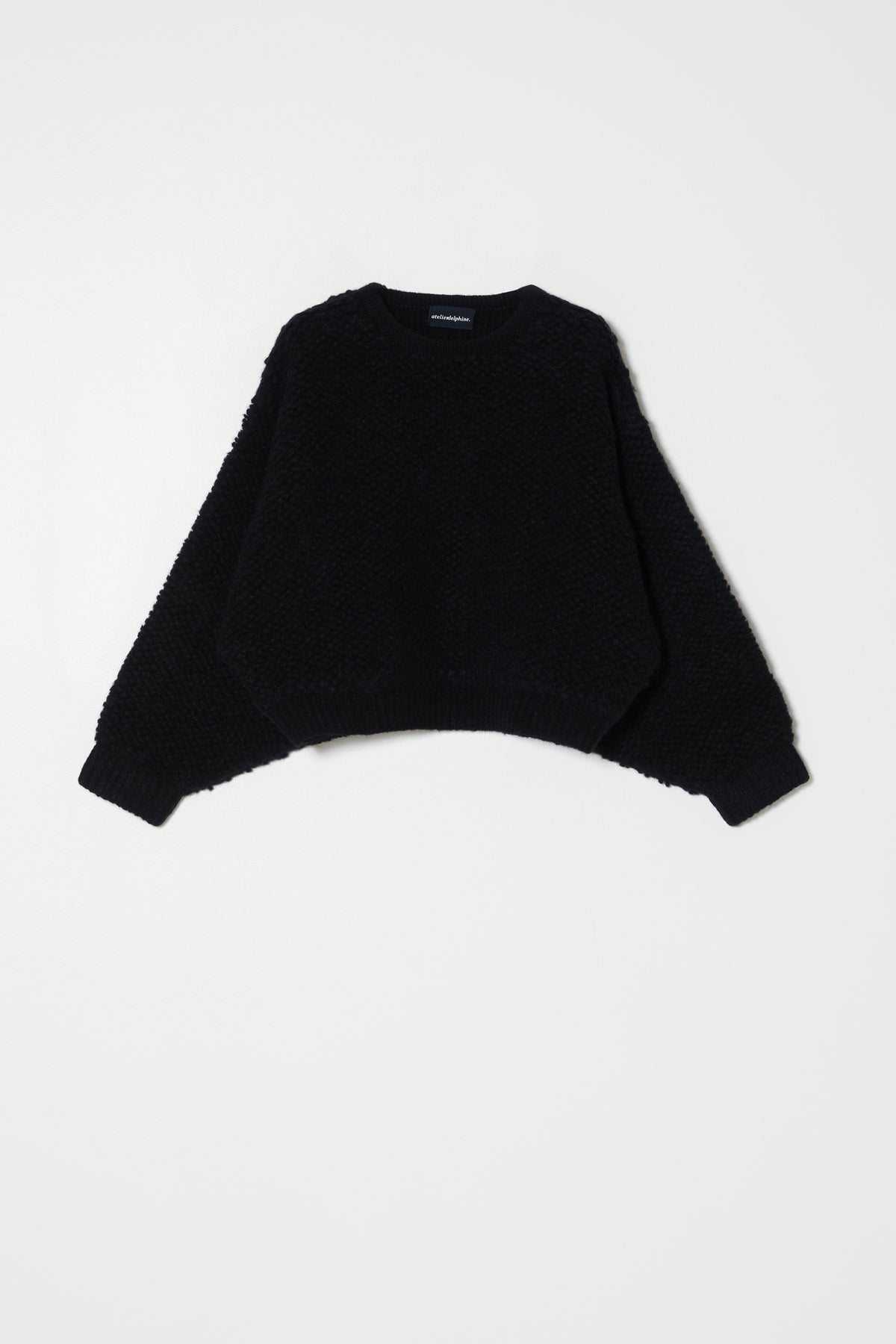 BALLOON SLEEVE SWEATER IN FRENCH TERRY at Atelier Delphine