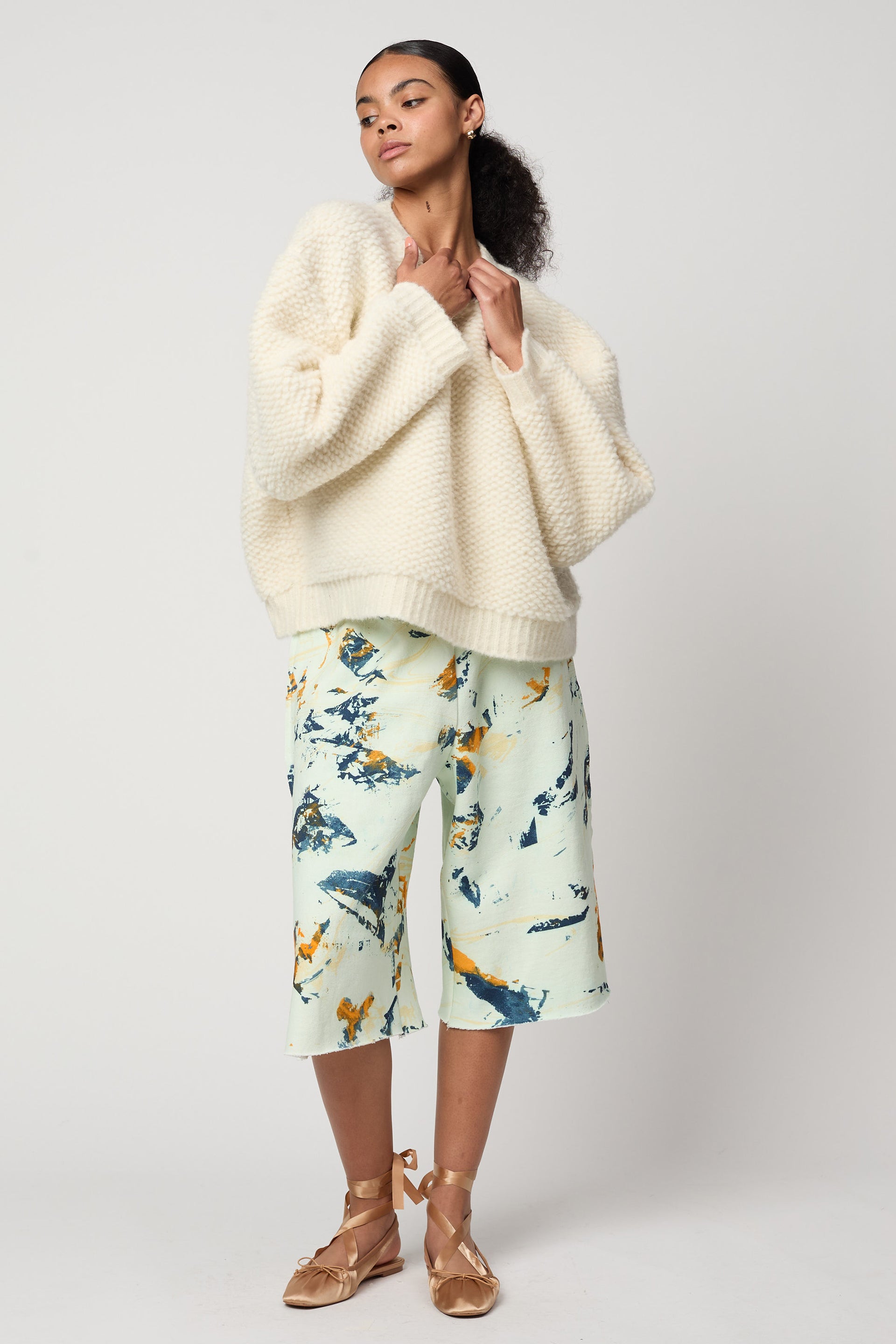 フレンチテリーのアガタセーター