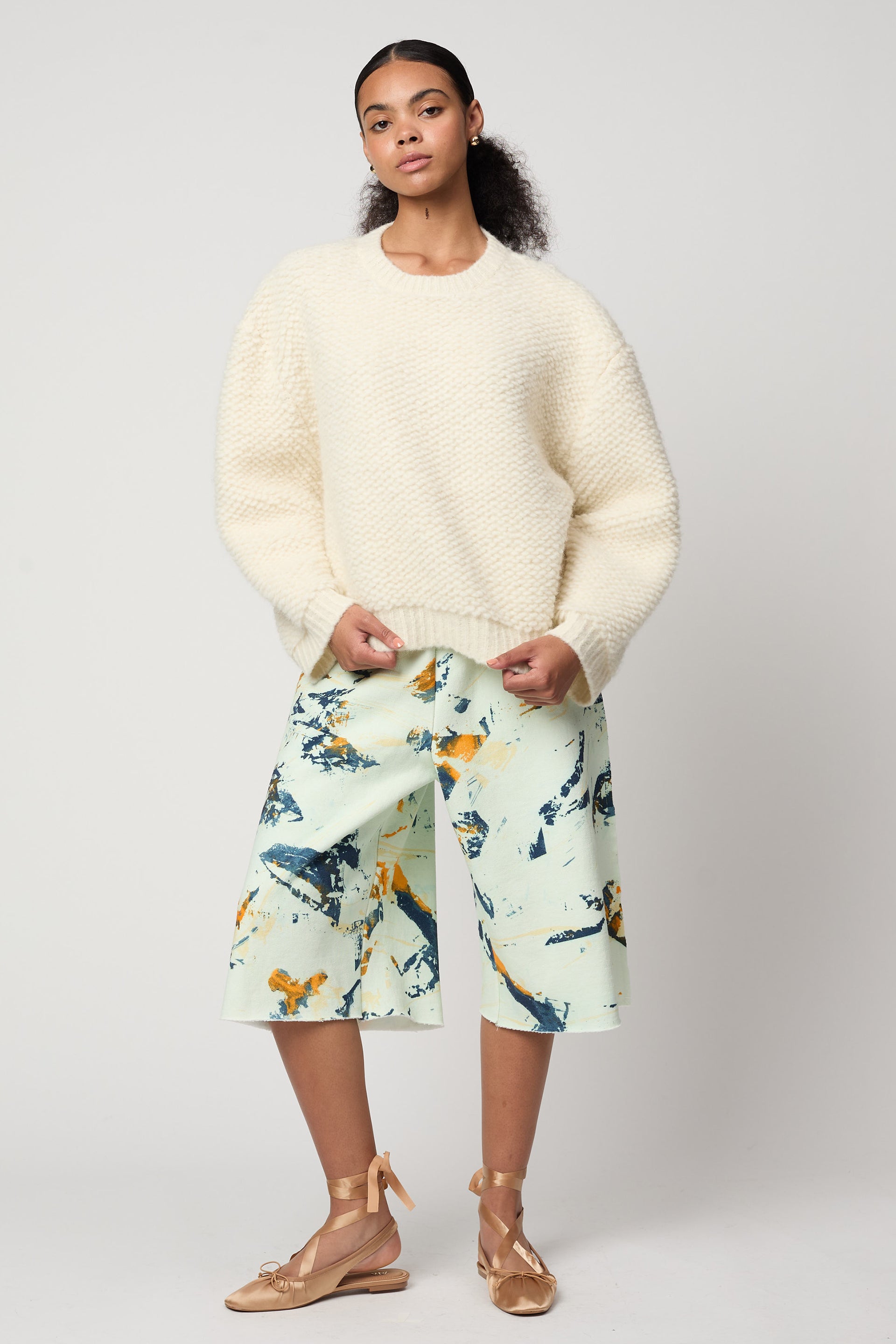 フレンチテリーのアガタセーター