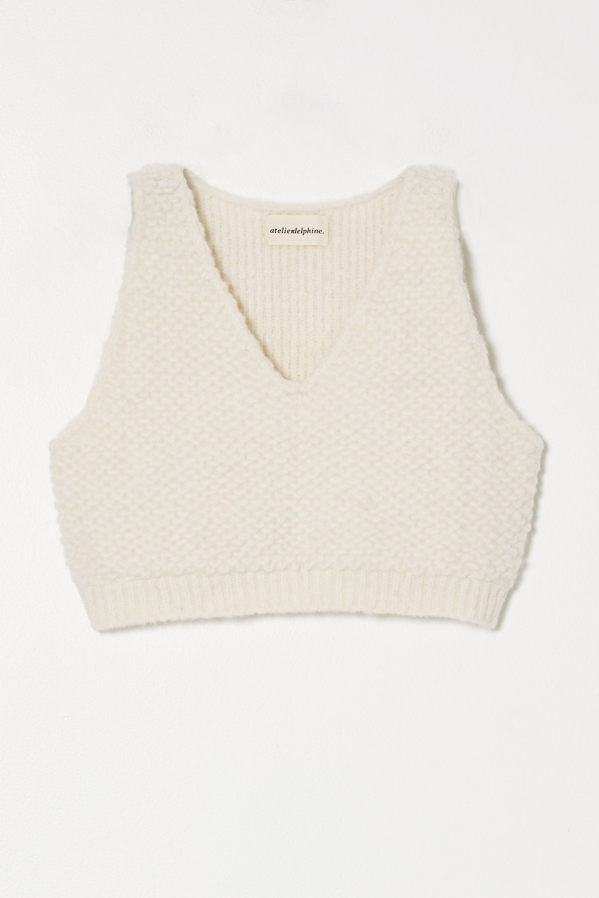 CROPPED TOP IN FRENCH TERRY