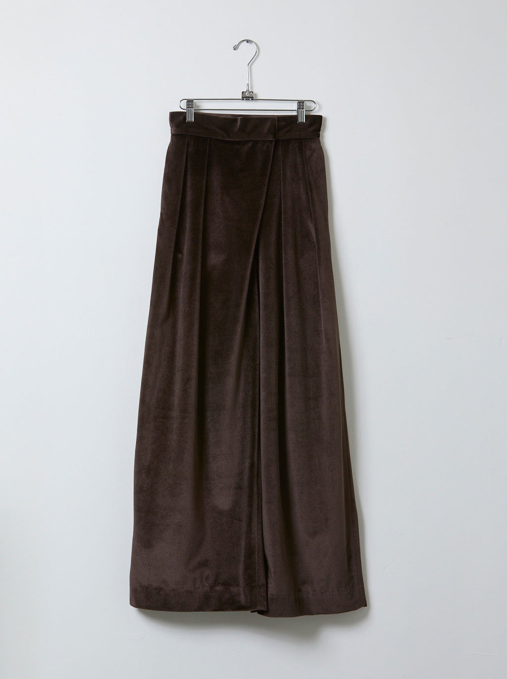 Parisa Pant in Velvet (Lavender and Espresso)