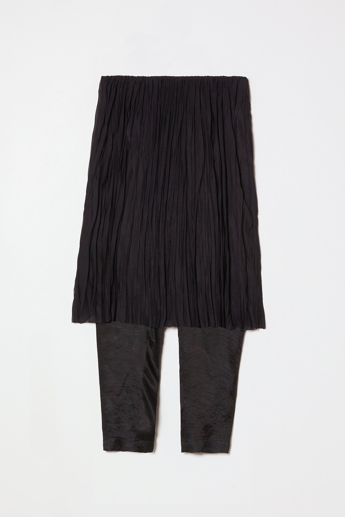 Skirt Pant in Random Pleats Chiffon
