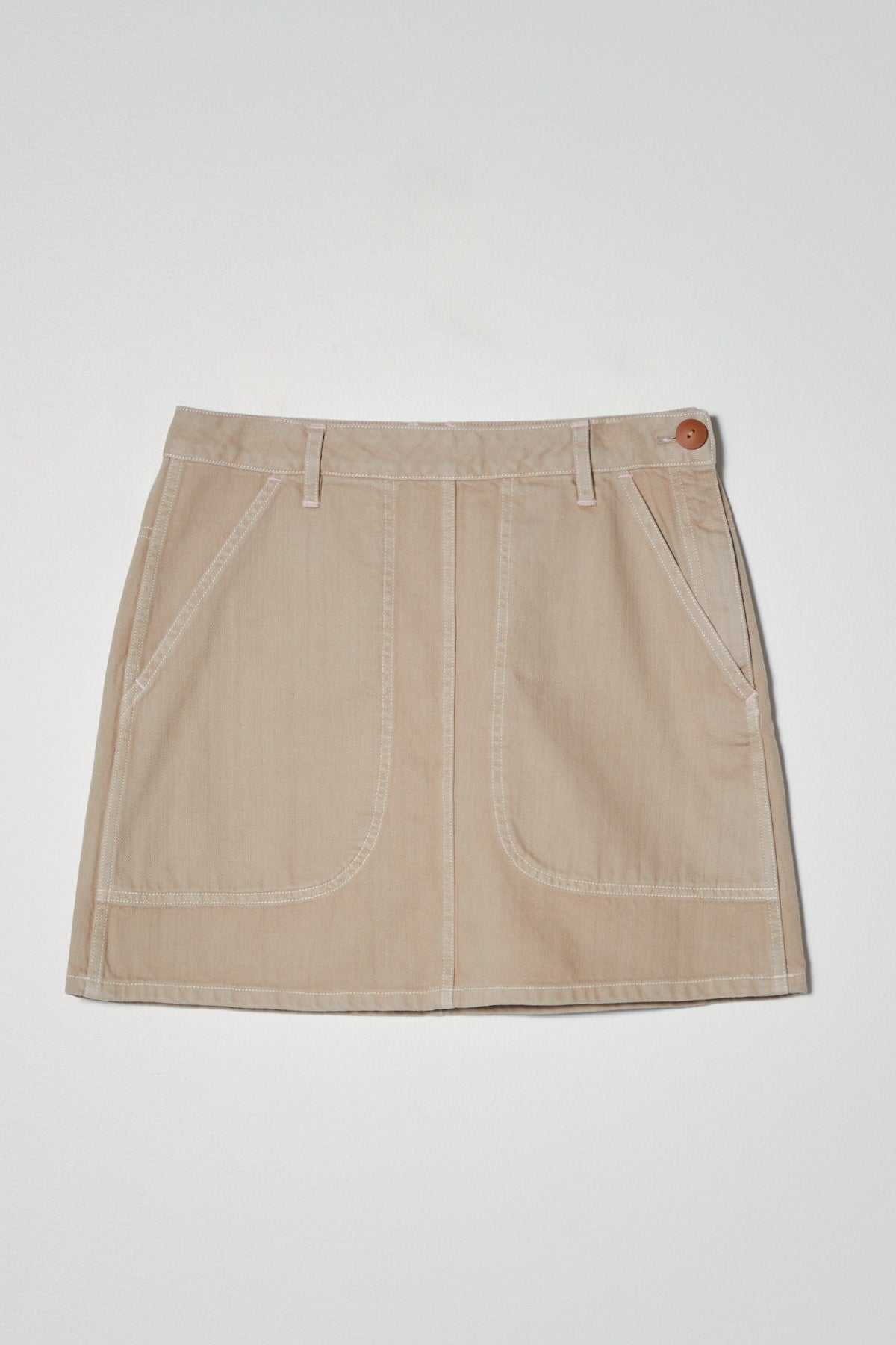 Erin Mini Skirt in Twill
