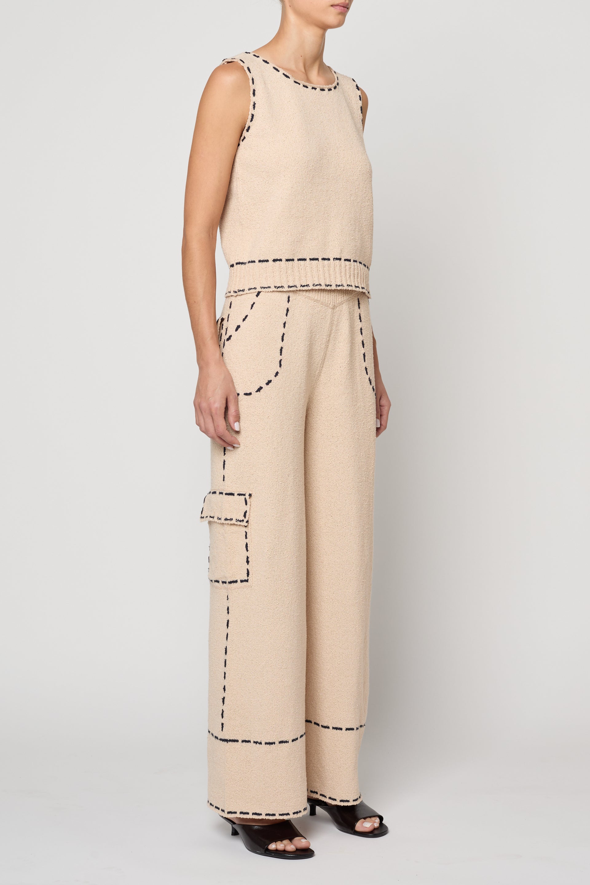 Lottie Pant in Boucle Tanguis Cotton