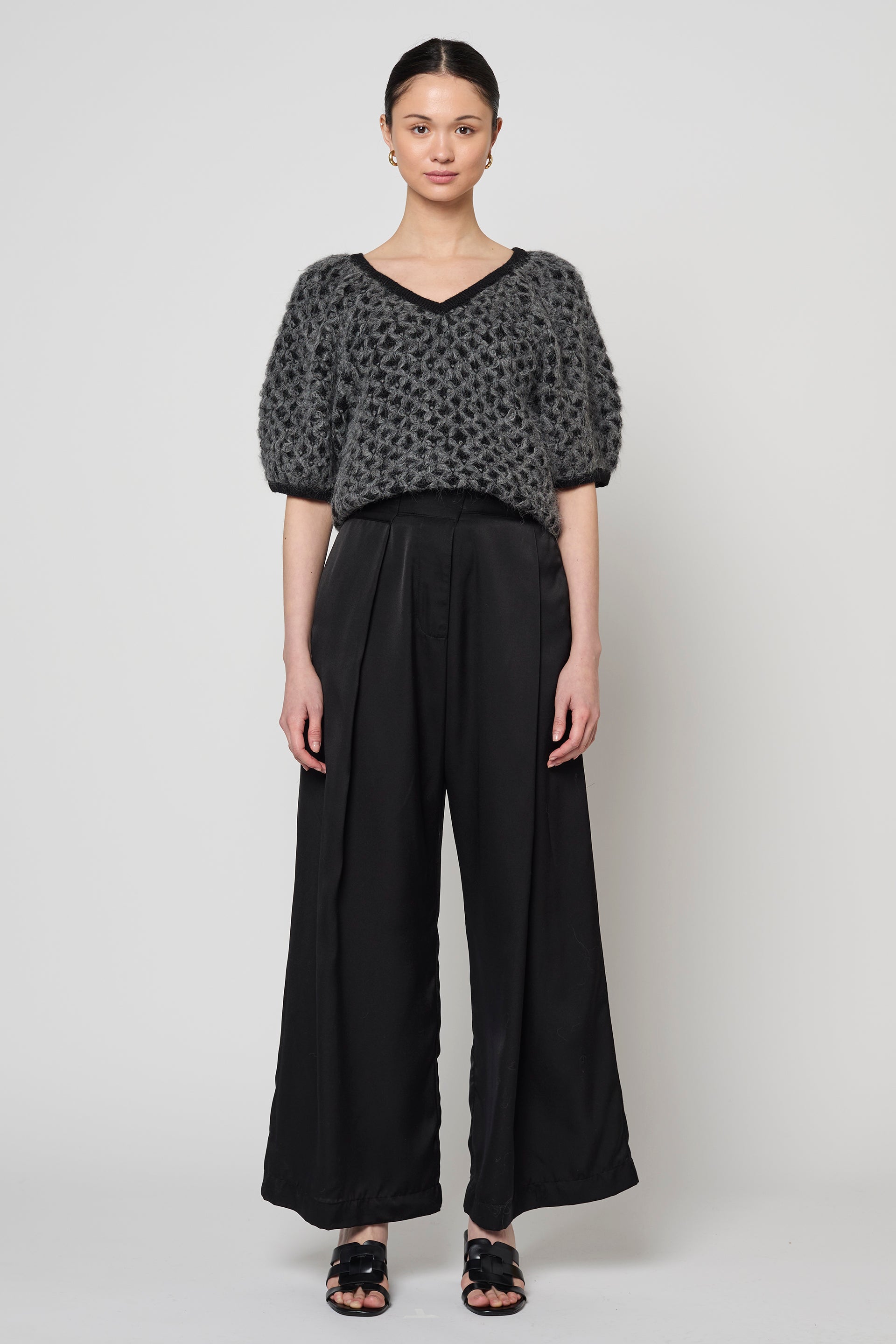 ASYMMETRICAL WIDE TROUSER