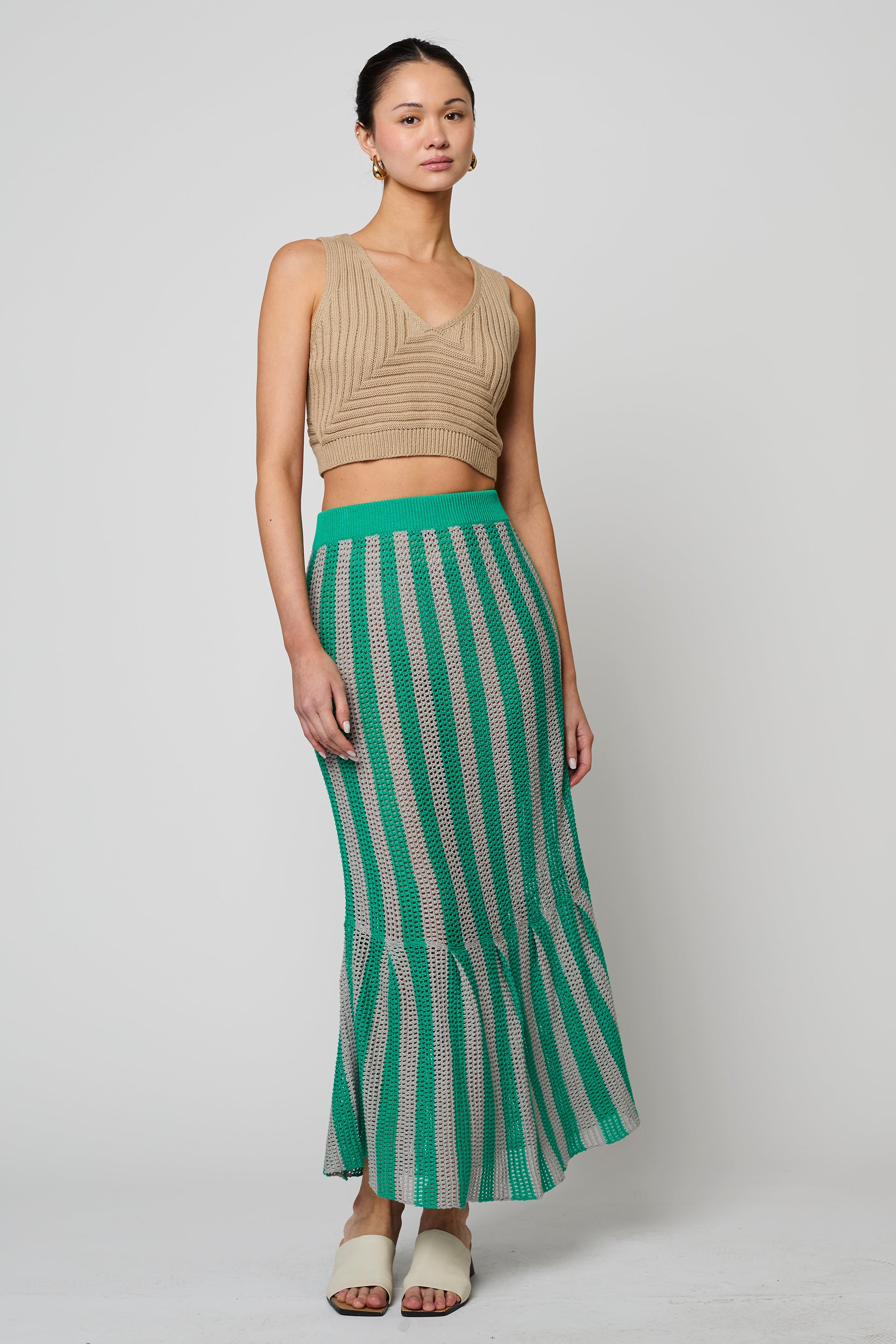 FRIDA SKIRT OPENWORK KNIT