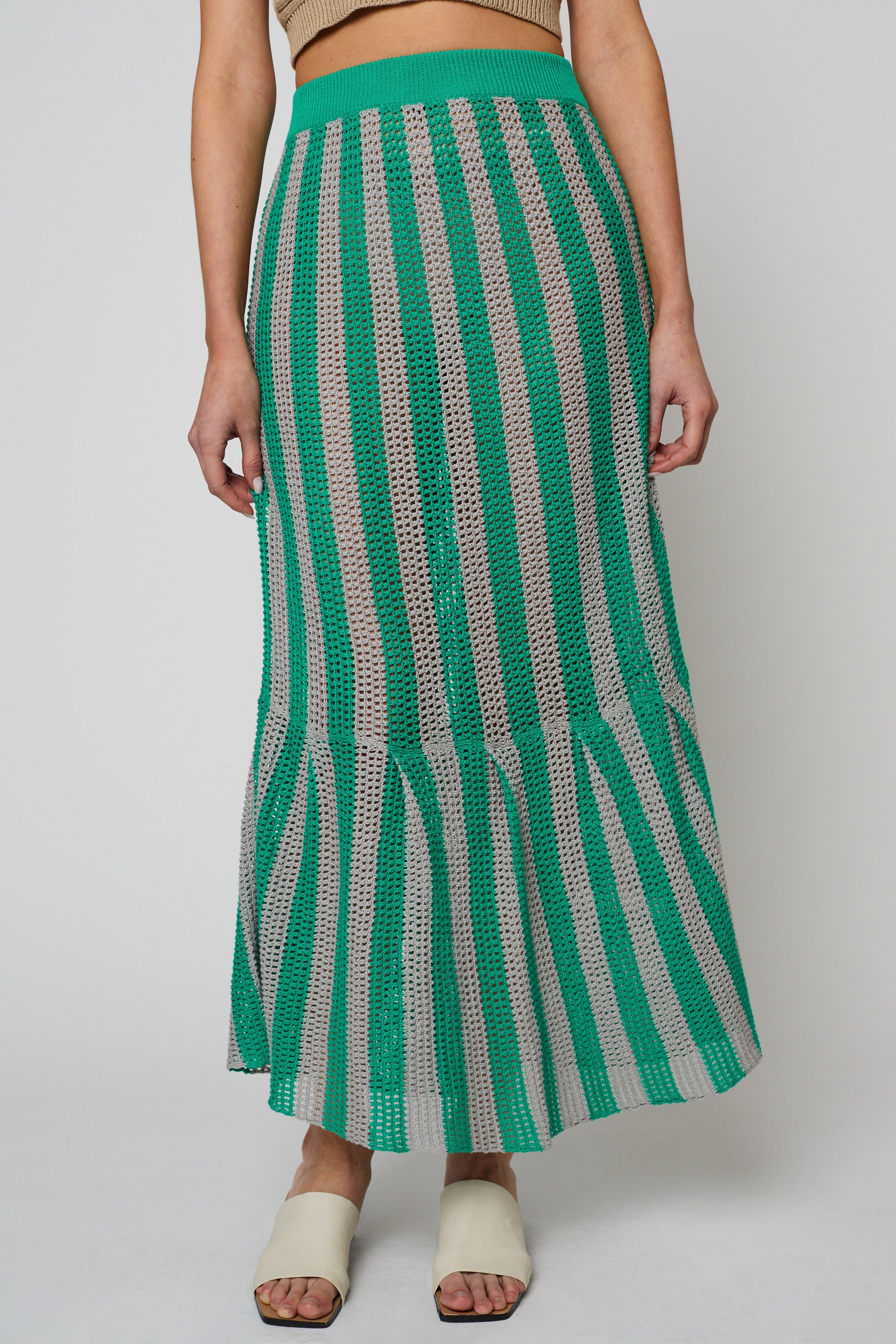 FRIDA SKIRT OPENWORK KNIT