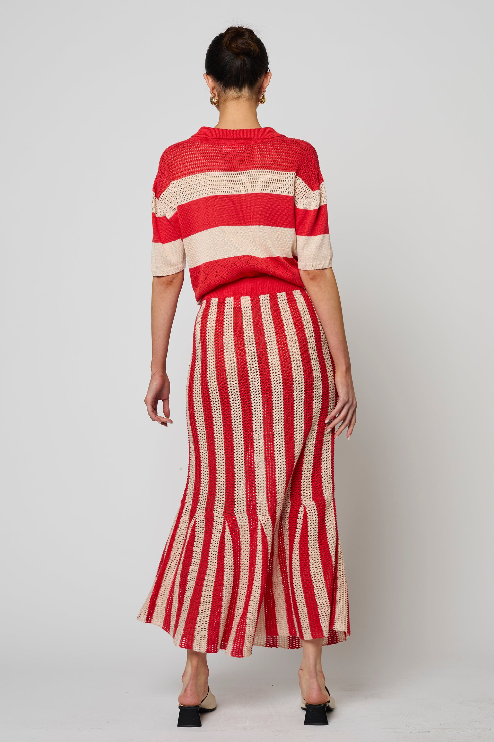 FRIDA SKIRT OPENWORK KNIT