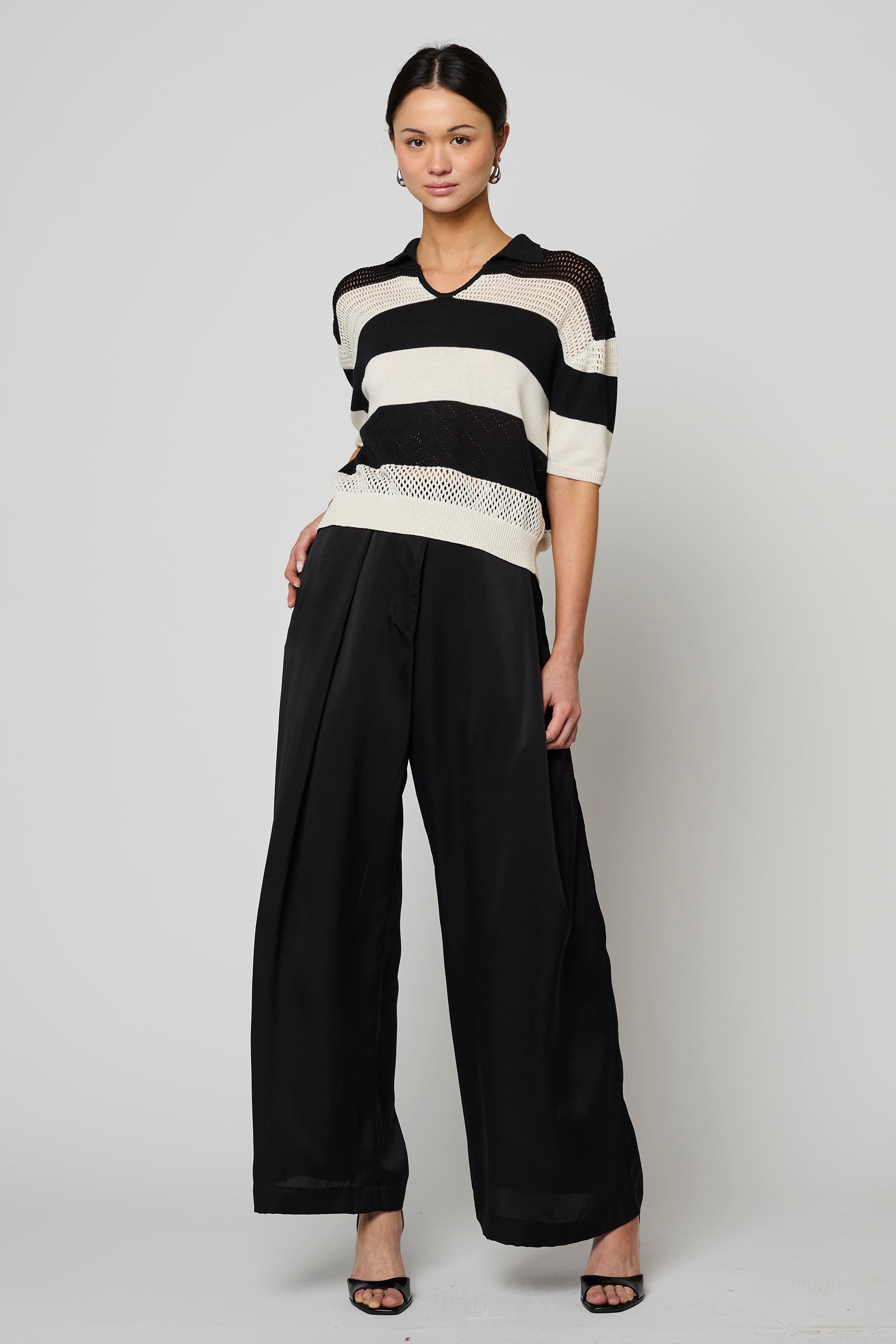ASYMMETRICAL WIDE TROUSER