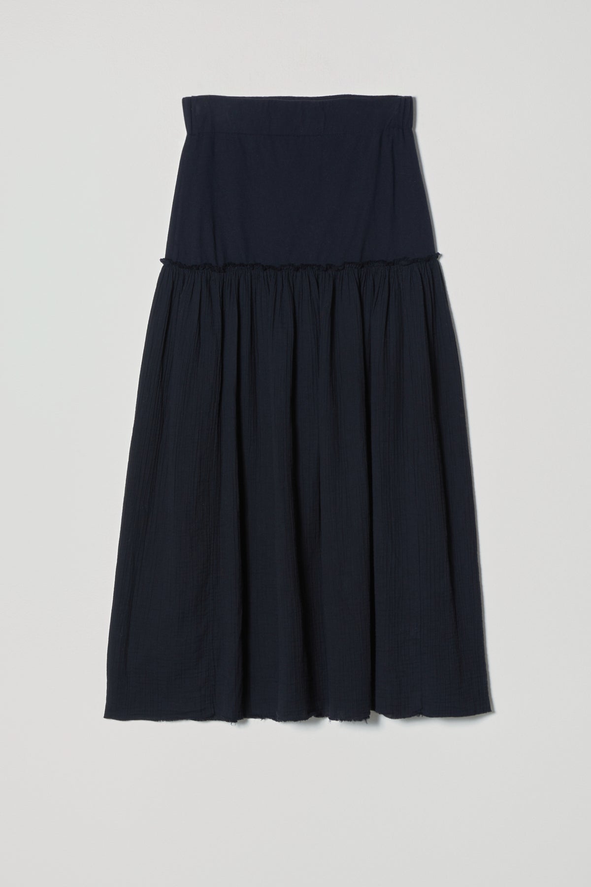 Sloane Organic Crinkled Cotton Skirt