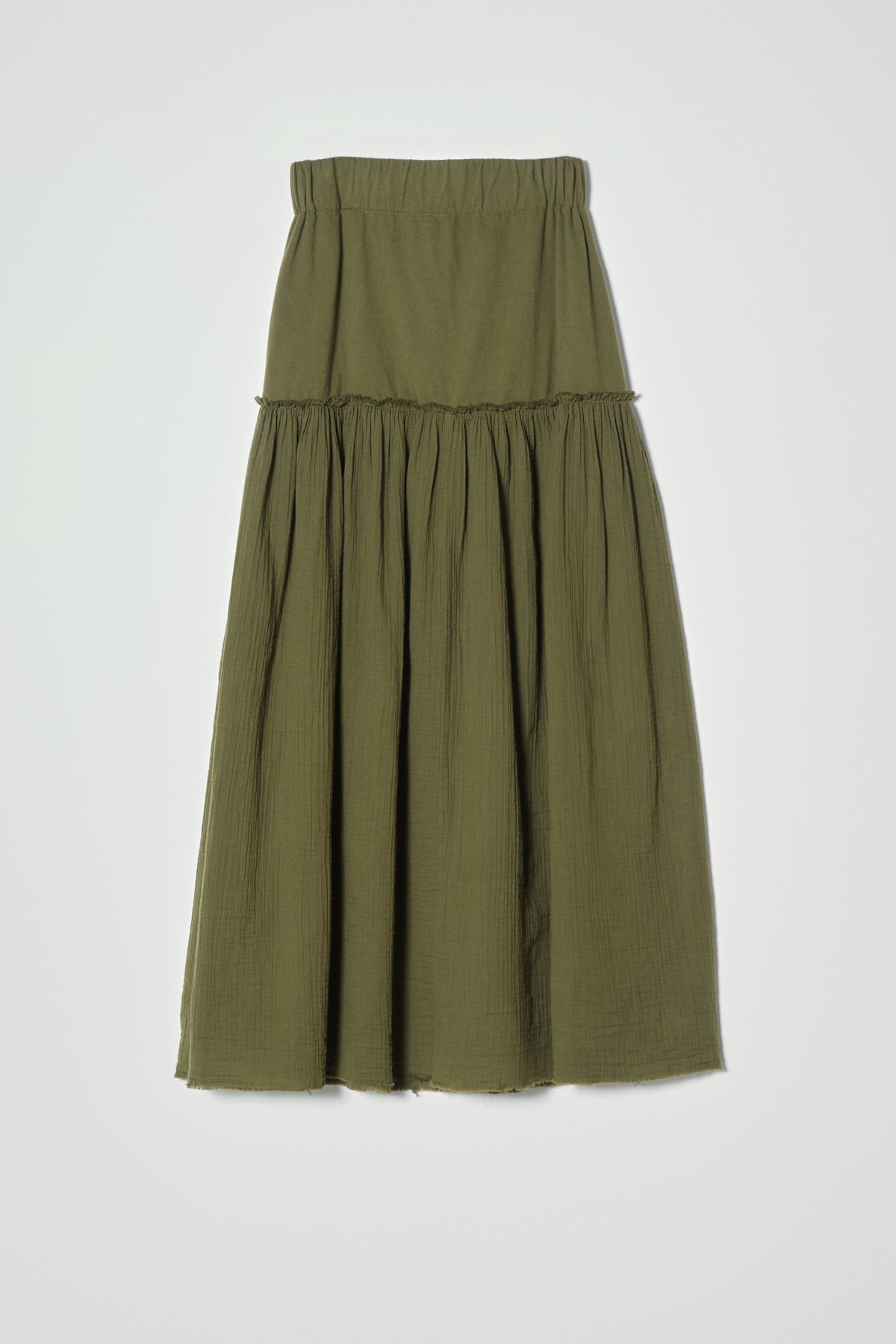 Sloane Organic Crinkled Cotton Skirt
