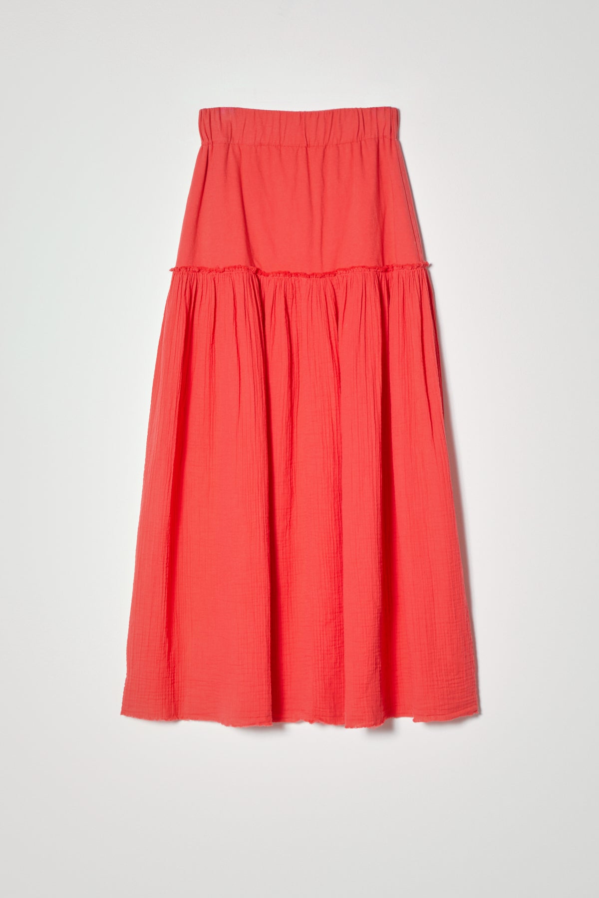 Sloane Organic Crinkled Cotton Skirt