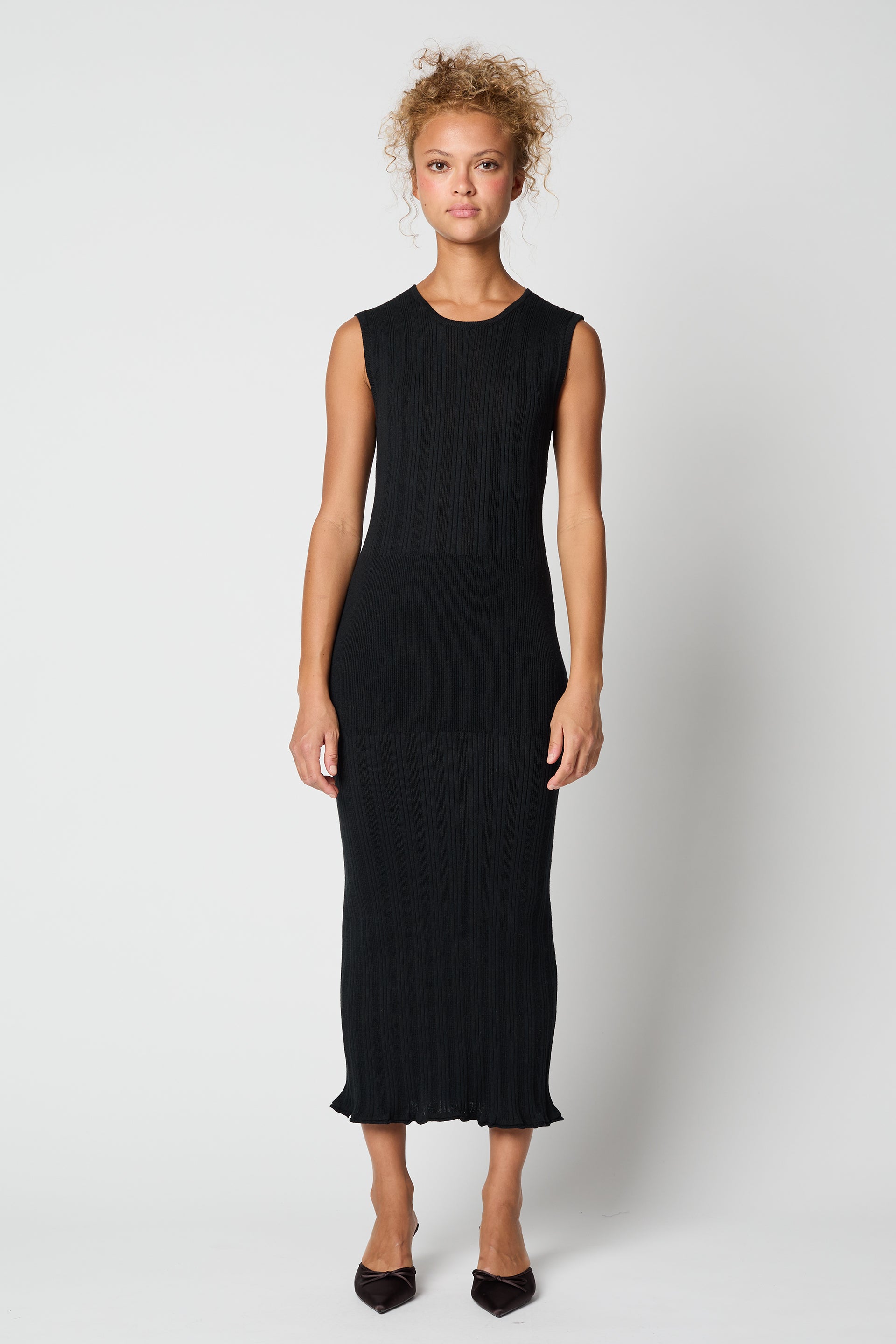 Pointelle Sleeveless Dress