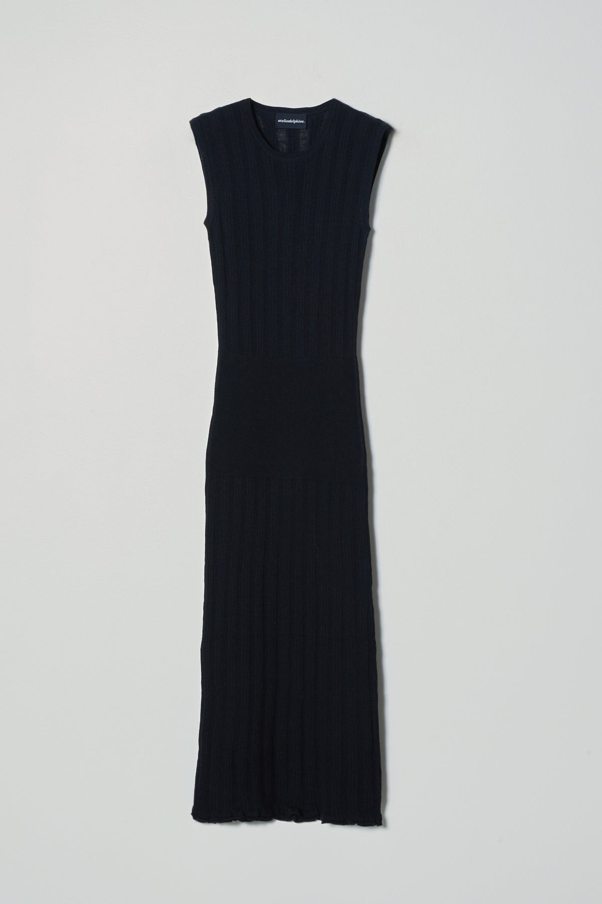 POINTELLE LONG DRESS at Atelier Delphine Black / XS
