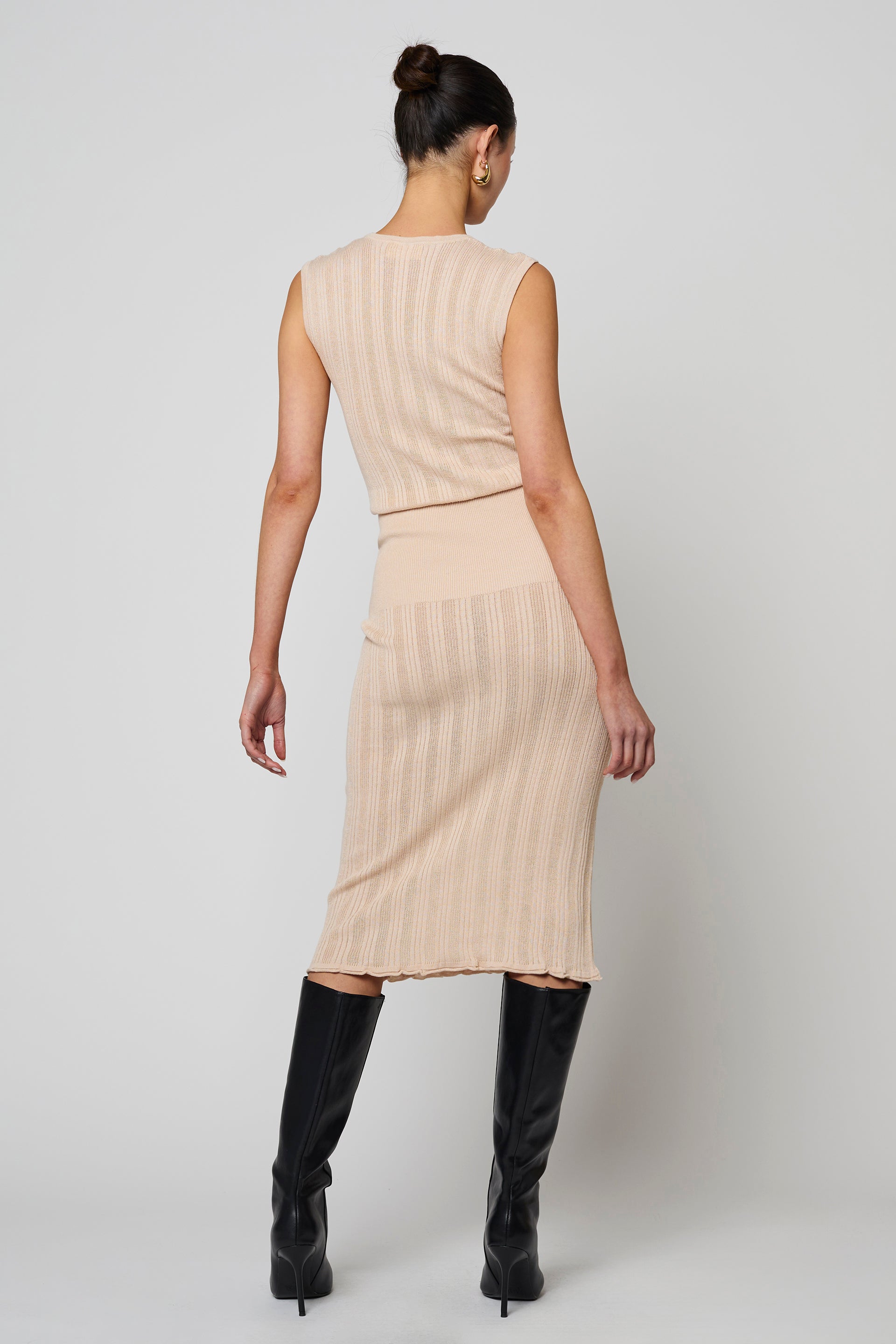 Pointelle Long Dress