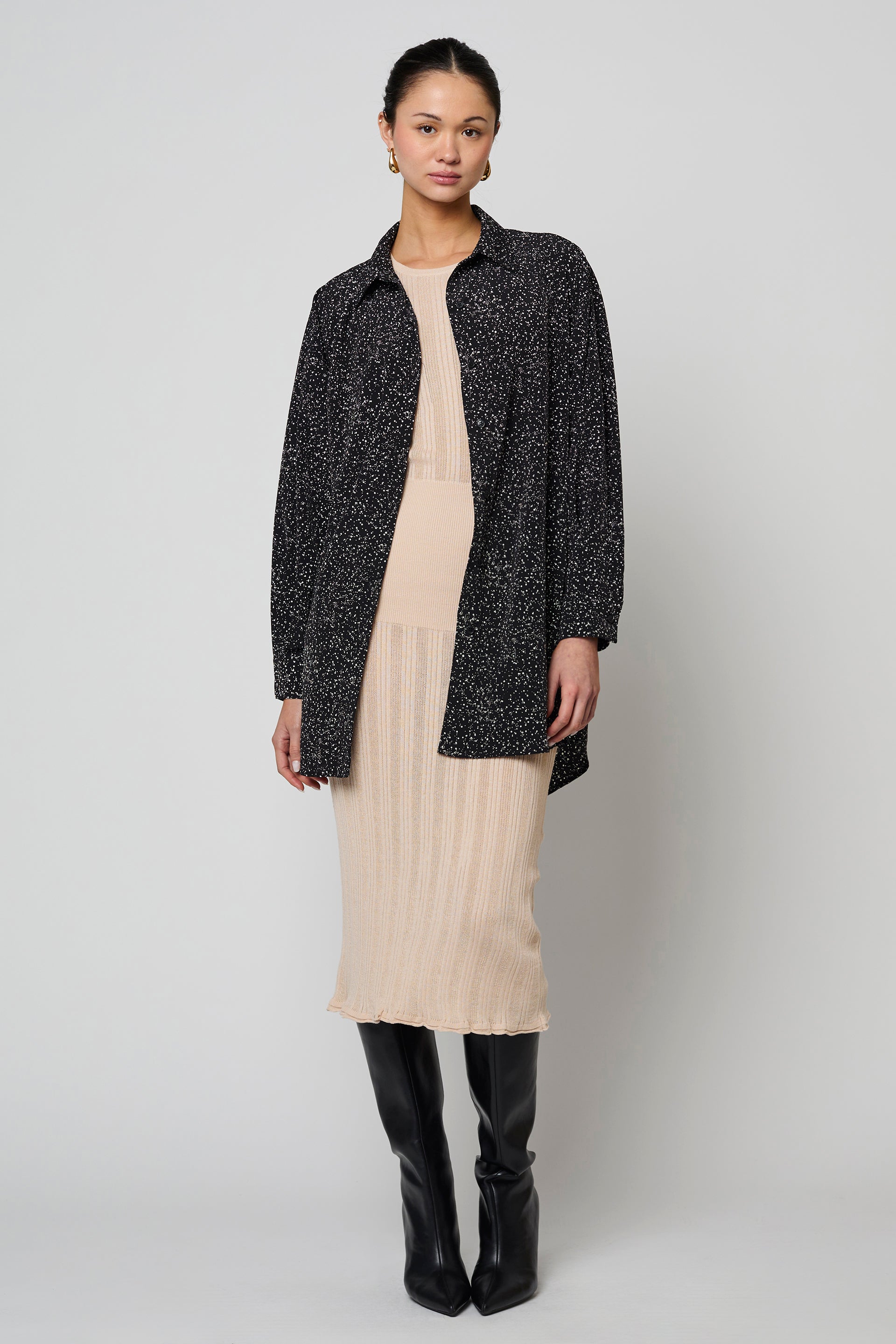 POINTELLE LONG DRESS